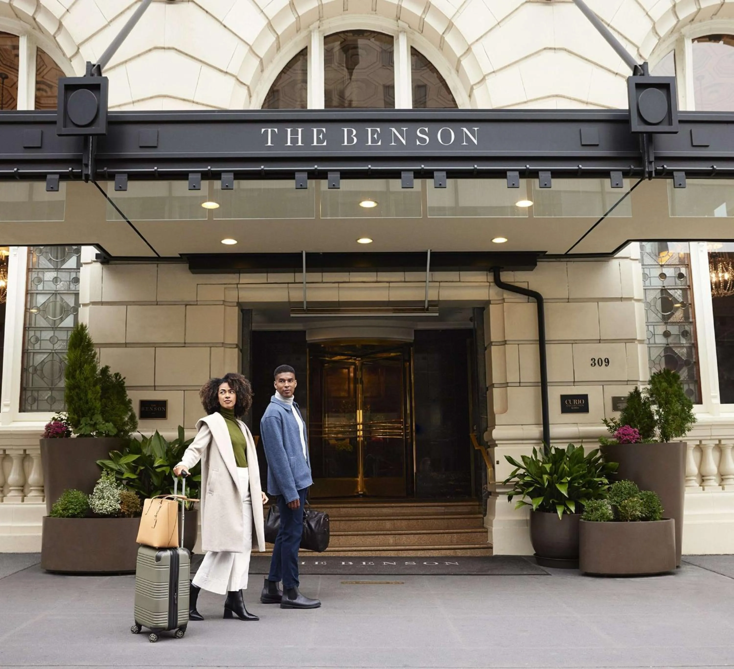 Property building in The Benson Portland, Curio Collection by Hilton