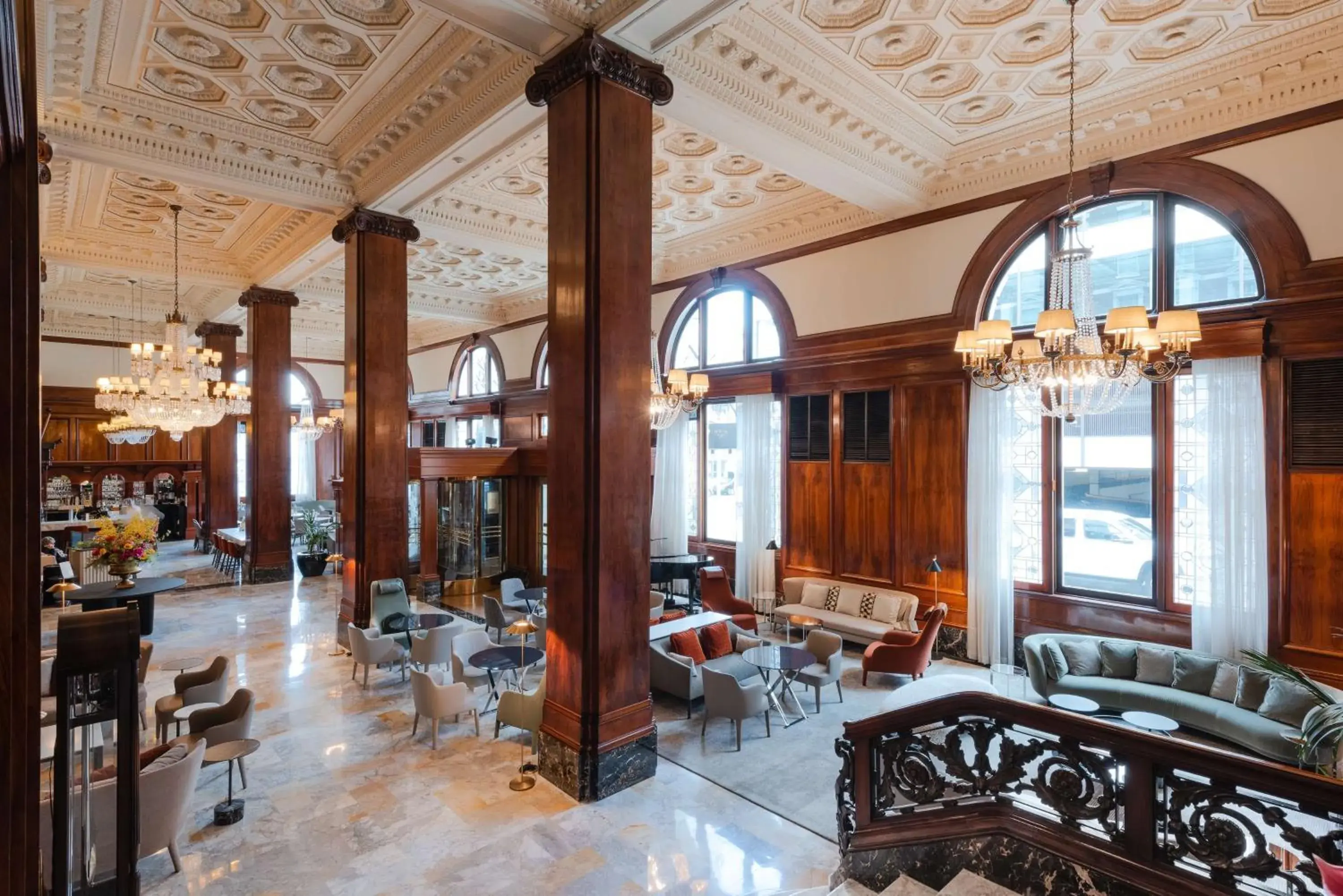 Lobby or reception in The Benson Portland, Curio Collection by Hilton Lobby or reception in The Benson Portland, Curio Collection by Hilton