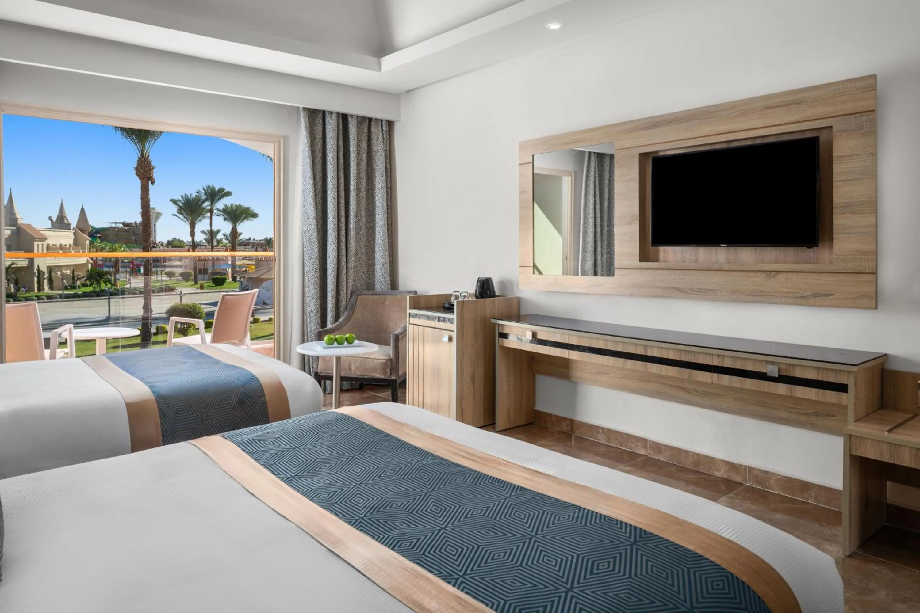 Bed in Pickalbatros Aqua Blu Sharm El Sheikh