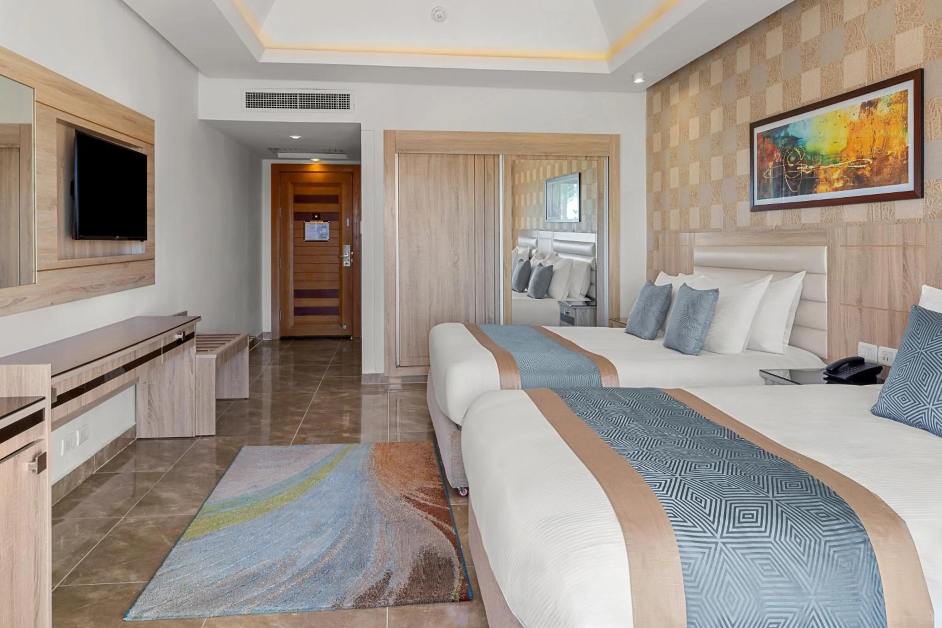 Bed in Pickalbatros Aqua Blu Sharm El Sheikh