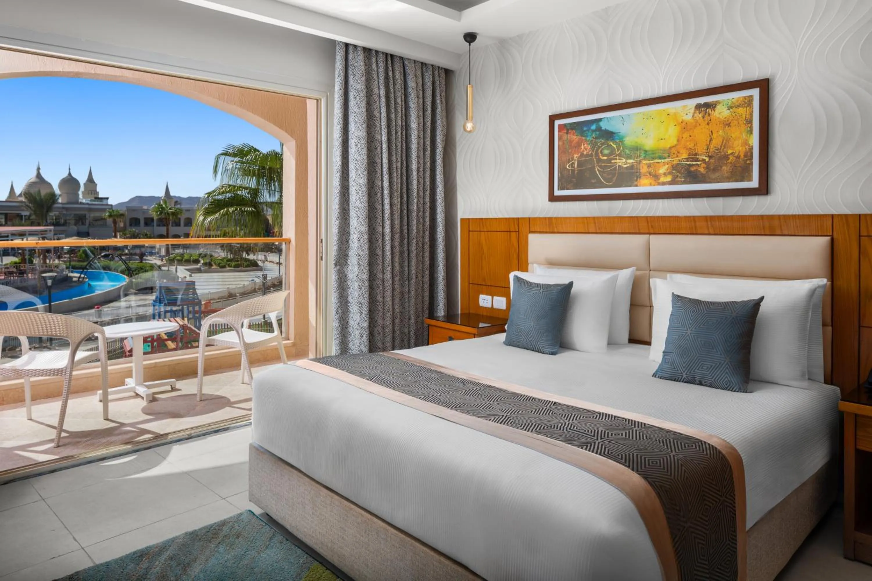 Bed in Pickalbatros Aqua Blu Sharm El Sheikh