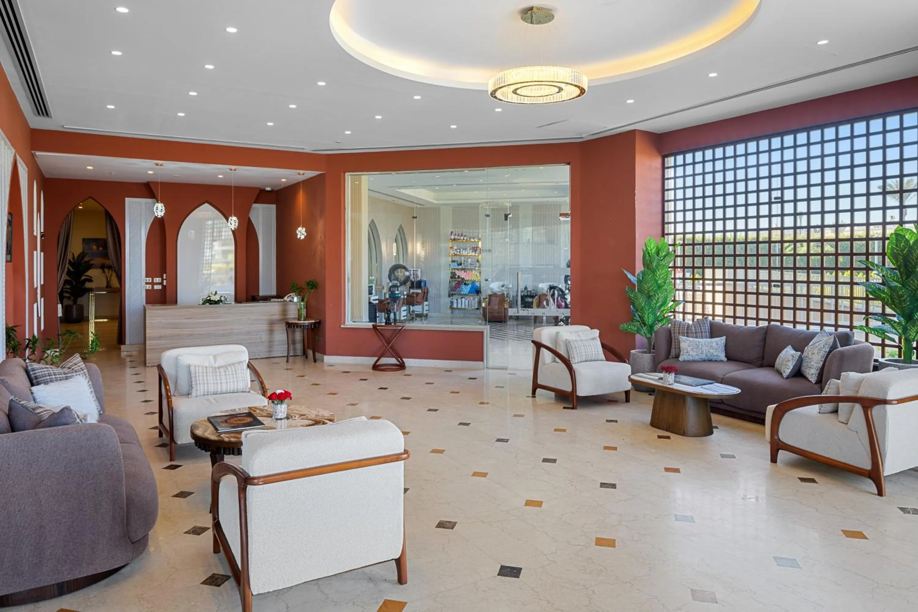 Seating area in Pickalbatros Aqua Blu Sharm El Sheikh