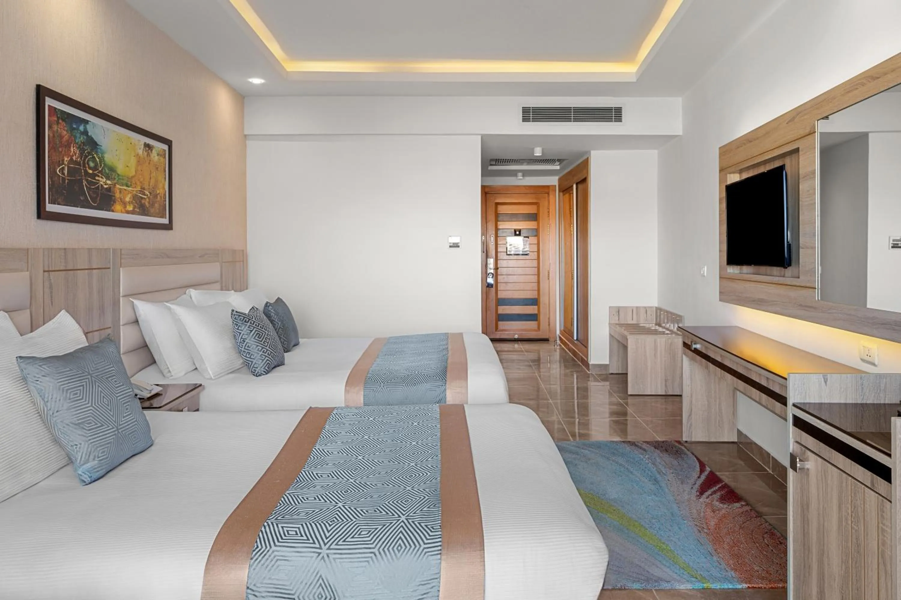 Bed in Pickalbatros Aqua Blu Sharm El Sheikh