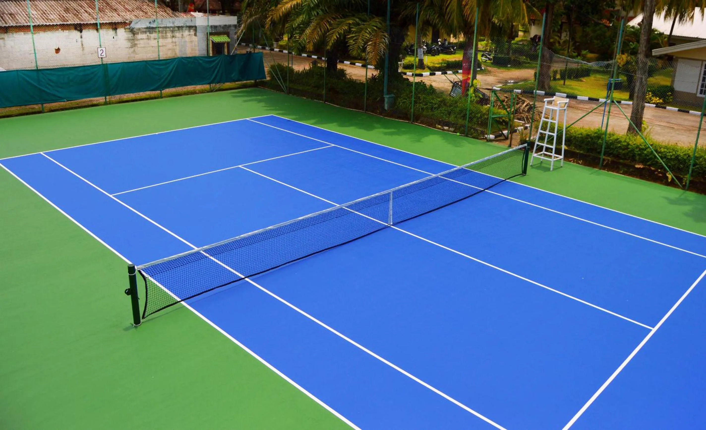 Tennis court in Sanghyang Indah Spa Resort