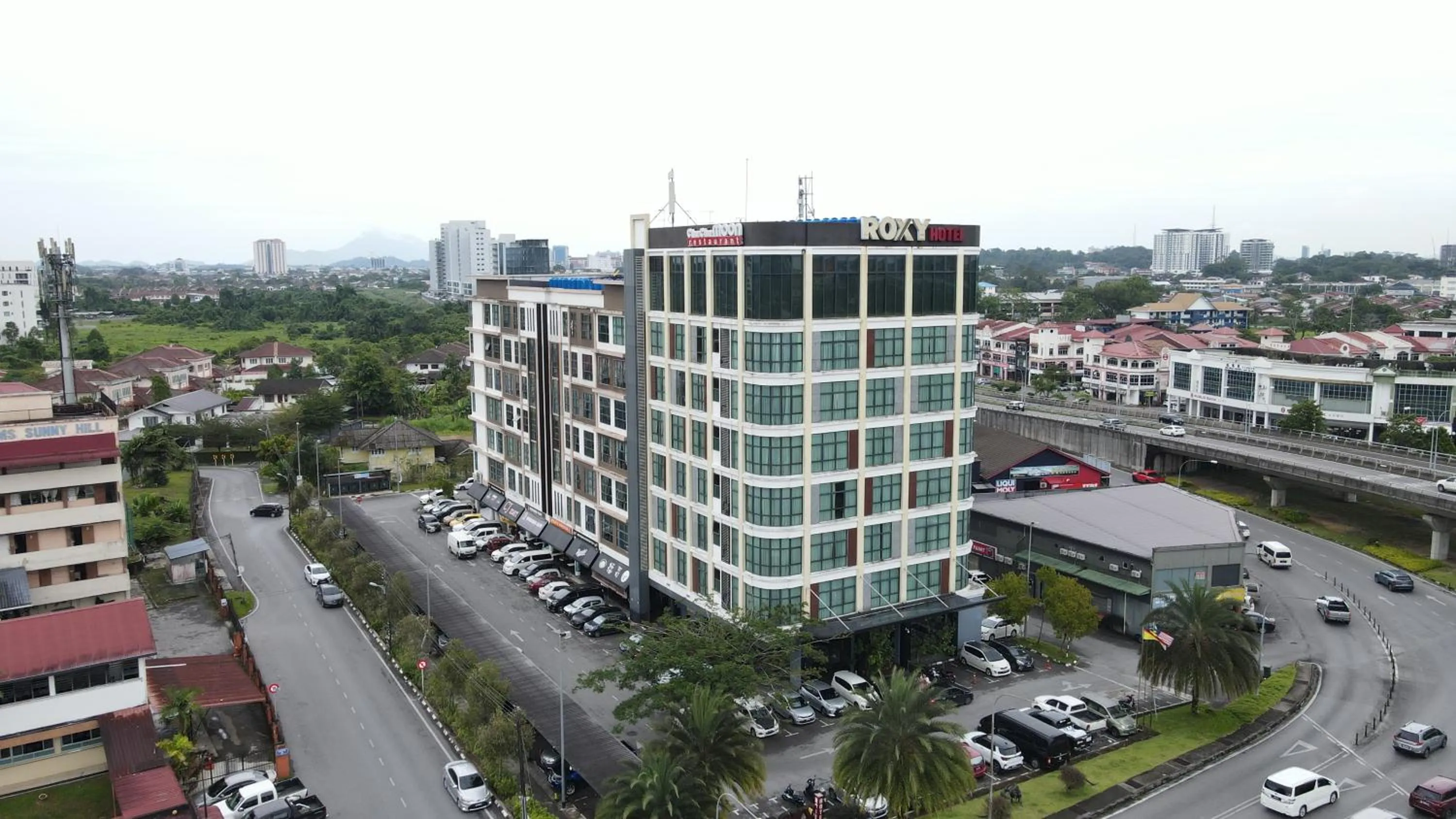 Property building in Roxy Hotel & Apartments