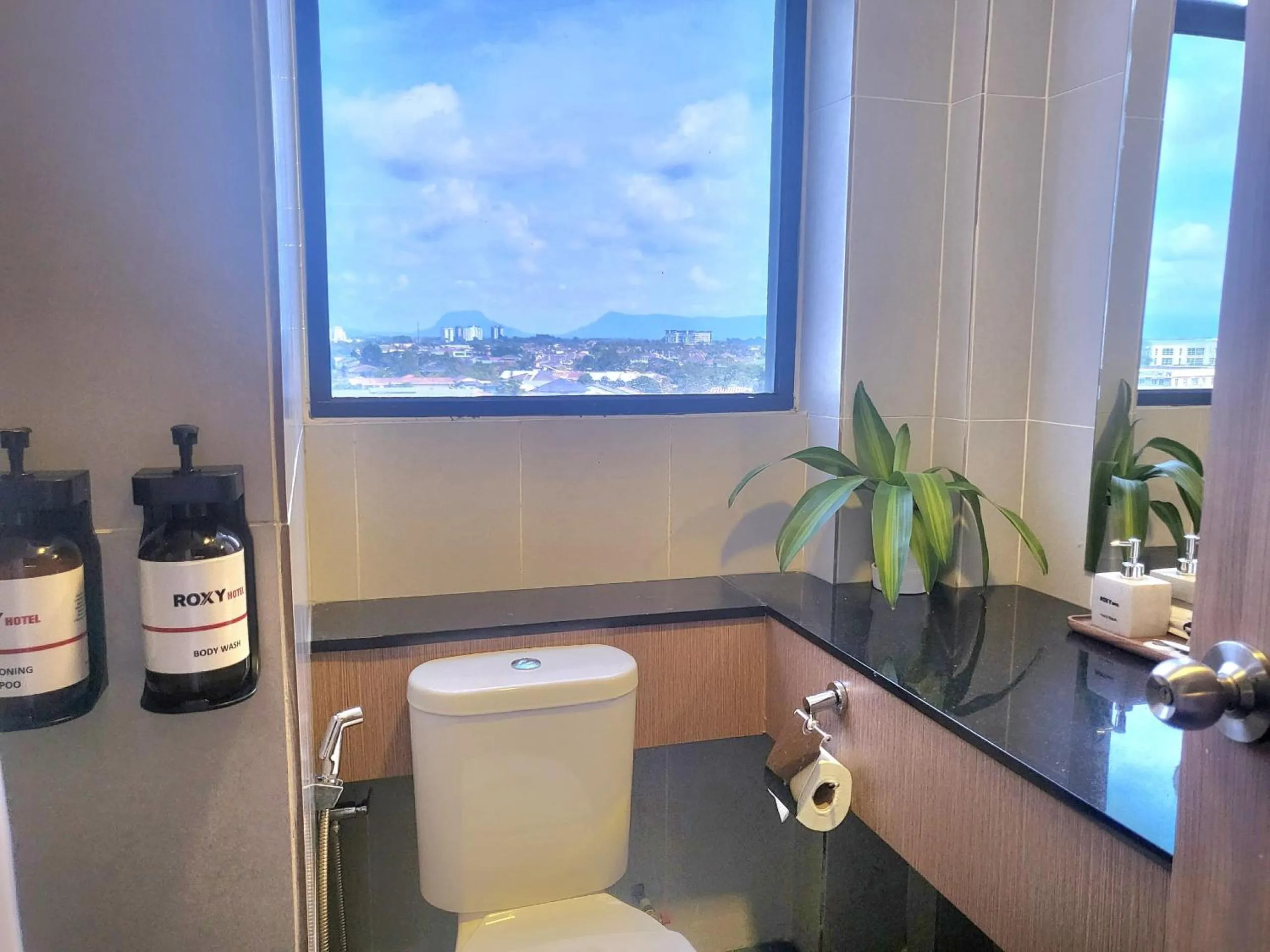 Toilet in Roxy Hotel & Apartments