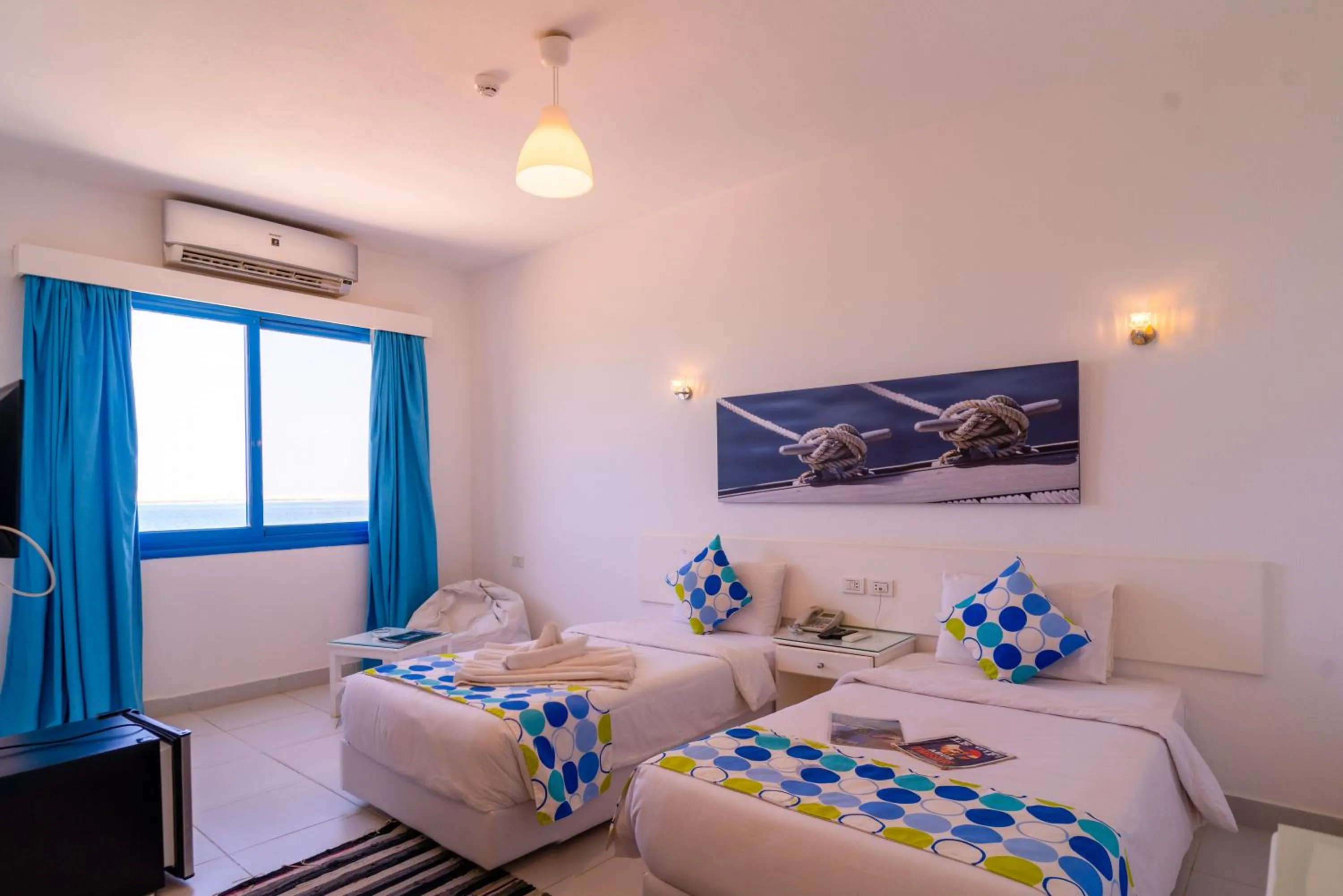 Bed in Lagoonie Lodge & Beach