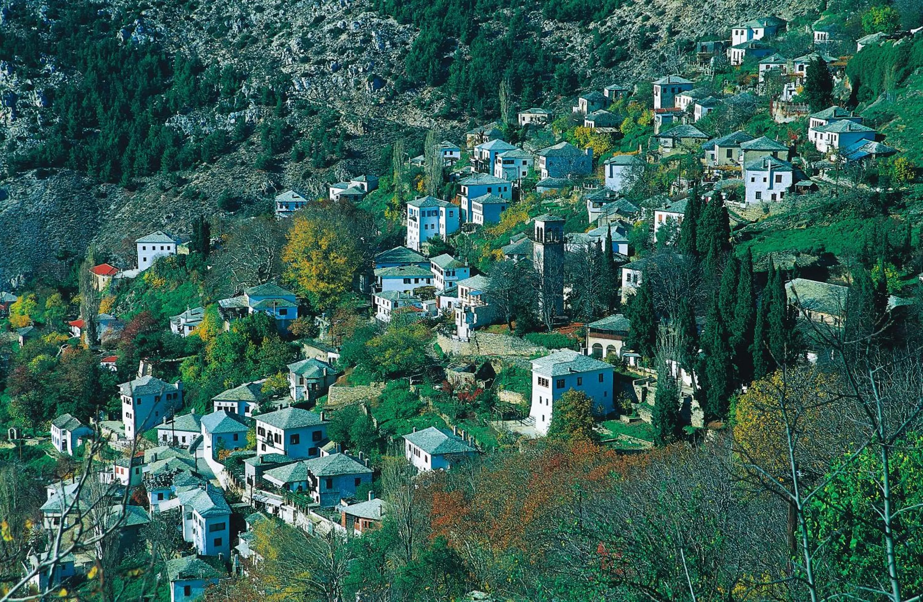 Bird's eye view in Archontika Karamarlis