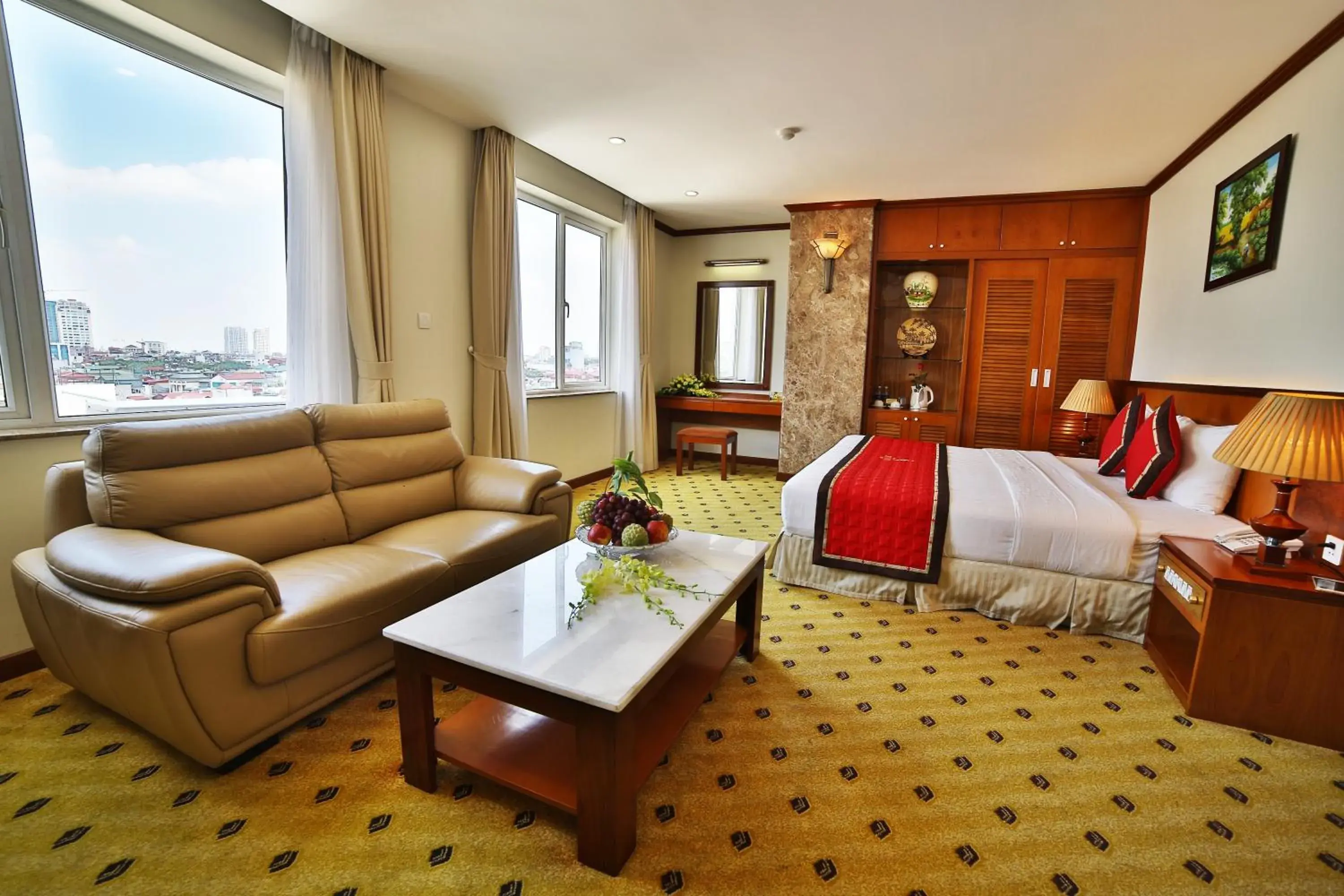 Bedroom, Bed in Sunny Hotel 1 Bedroom, Bed in Sunny Hotel 1