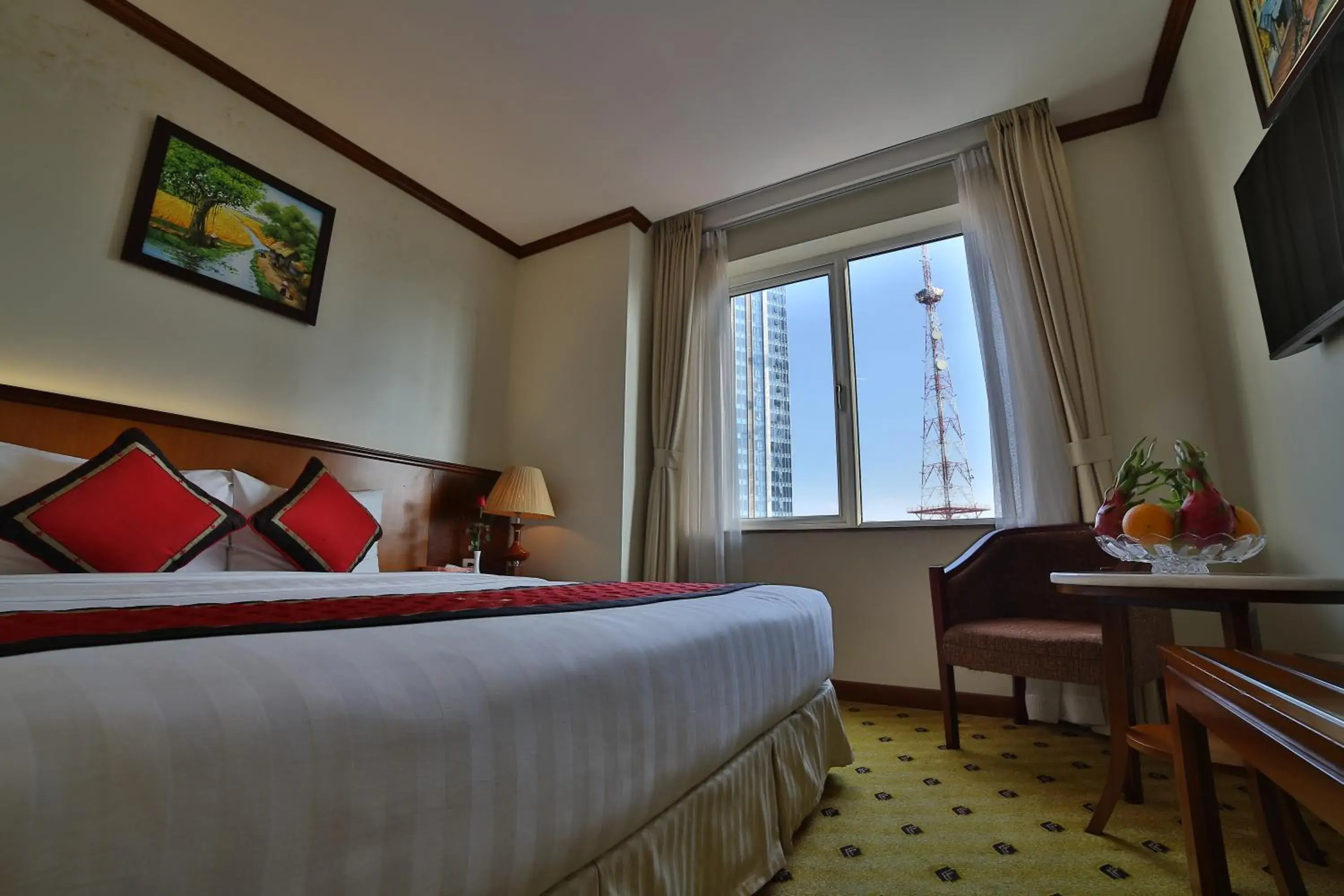 Bedroom, Bed in Sunny Hotel 1 Bedroom, Bed in Sunny Hotel 1