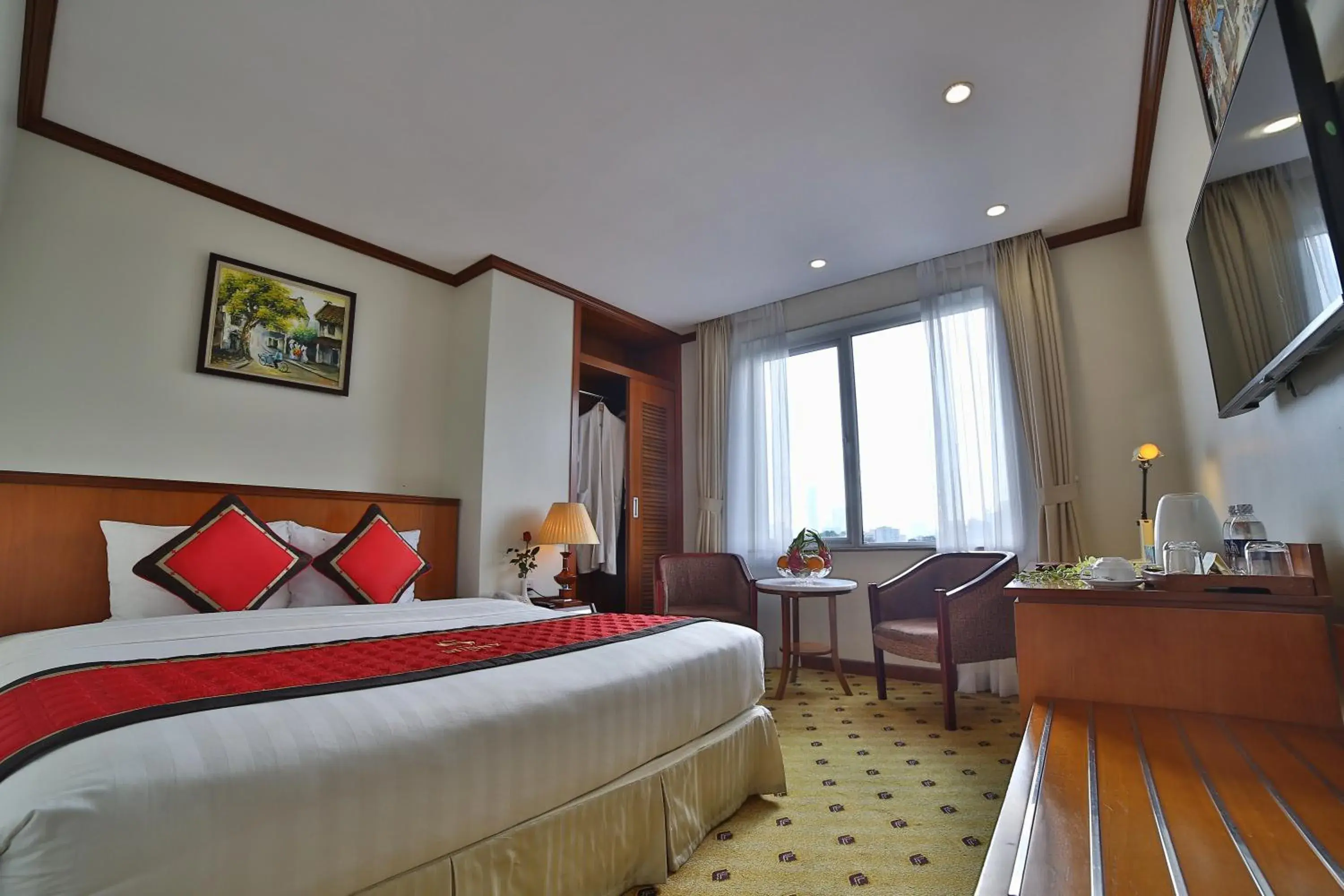 Bedroom, Bed in Sunny Hotel 1 Bedroom, Bed in Sunny Hotel 1