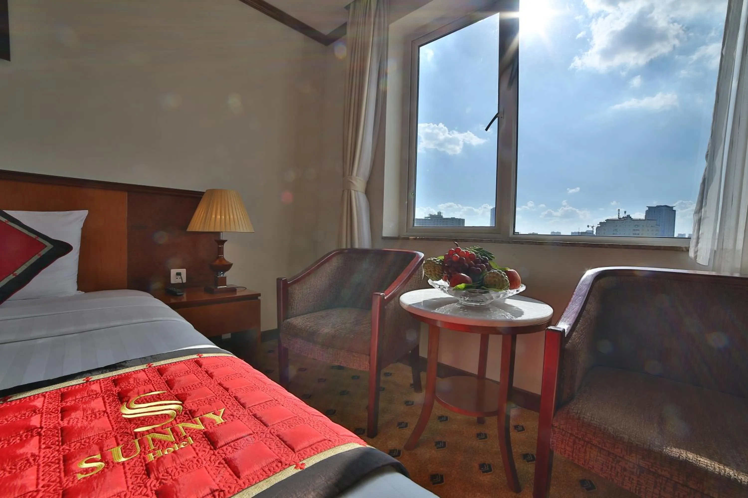 Bedroom, Bed in Sunny Hotel 1