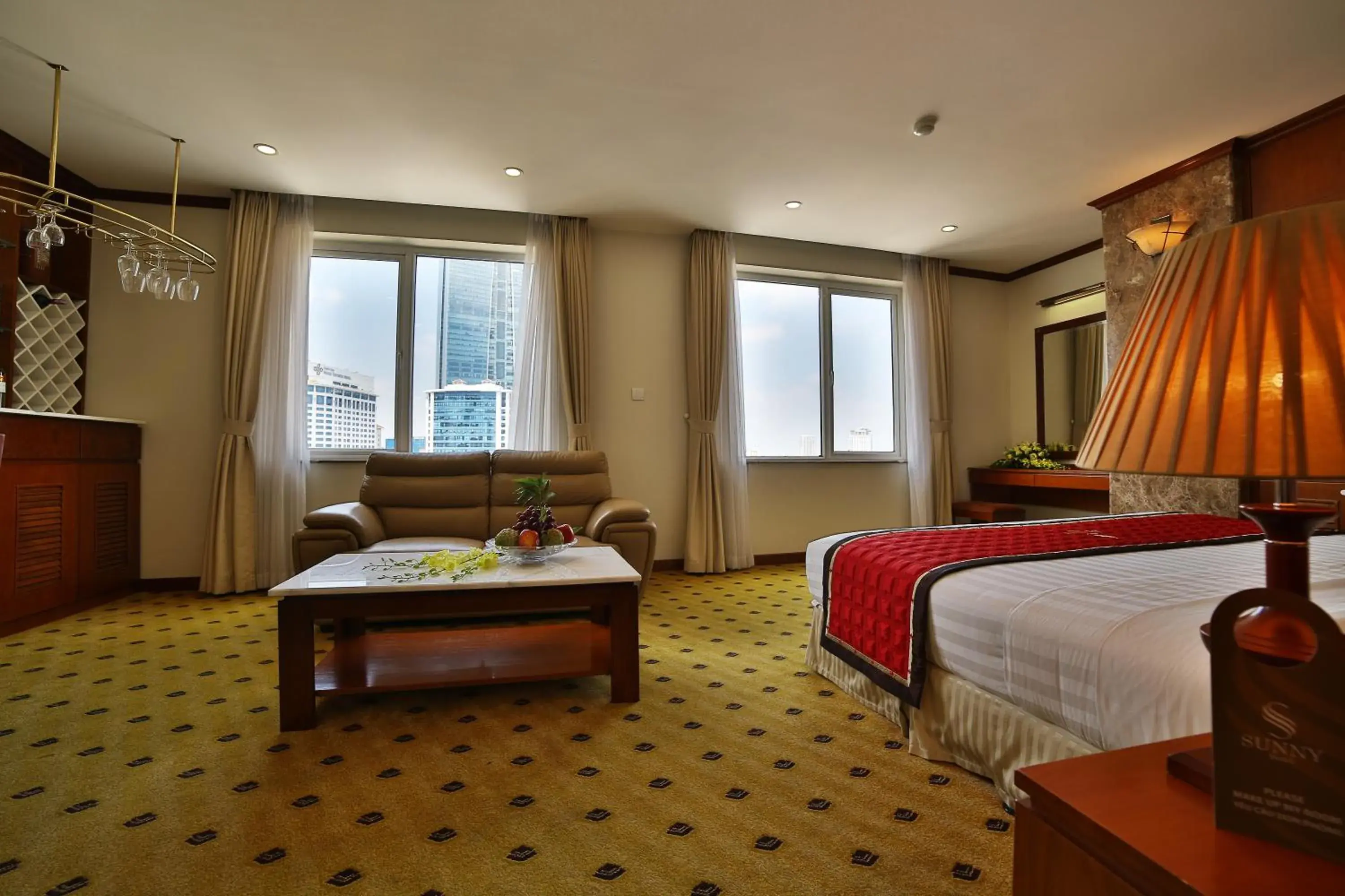 Bedroom, Bed in Sunny Hotel 1 Bedroom, Bed in Sunny Hotel 1