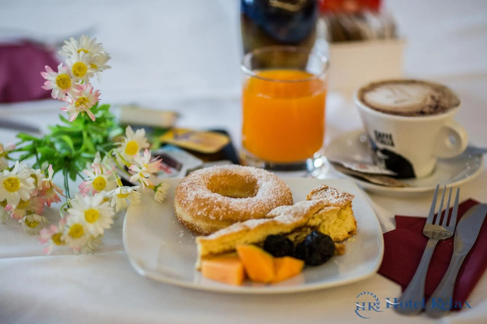 Italian breakfast in Hotel Relax Roma Nord
