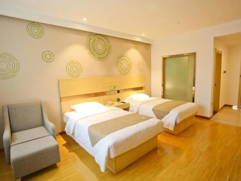 Bed in GreenTree Inn Anhui Anqing Susong North longmen road express Hotel