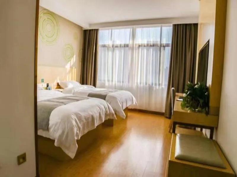 Bed in GreenTree Inn Jiangxi Yingtan Xinjiang Area Government No. 1 Middle Business Hotel