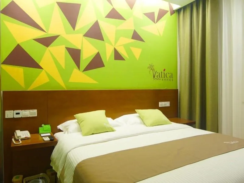 Bed in Vatica AnHui Fuyang Linquan South Jiefang Hotel.