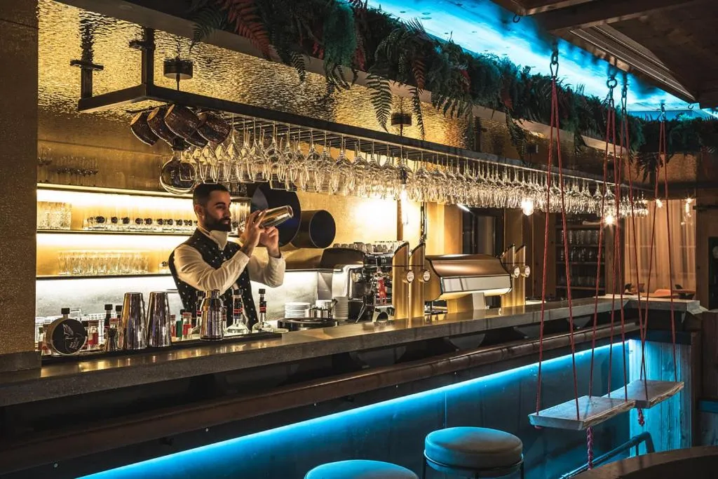 Lounge or bar in Hotel Das Falkenstein