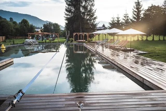 Swimming pool in Hotel Das Falkenstein