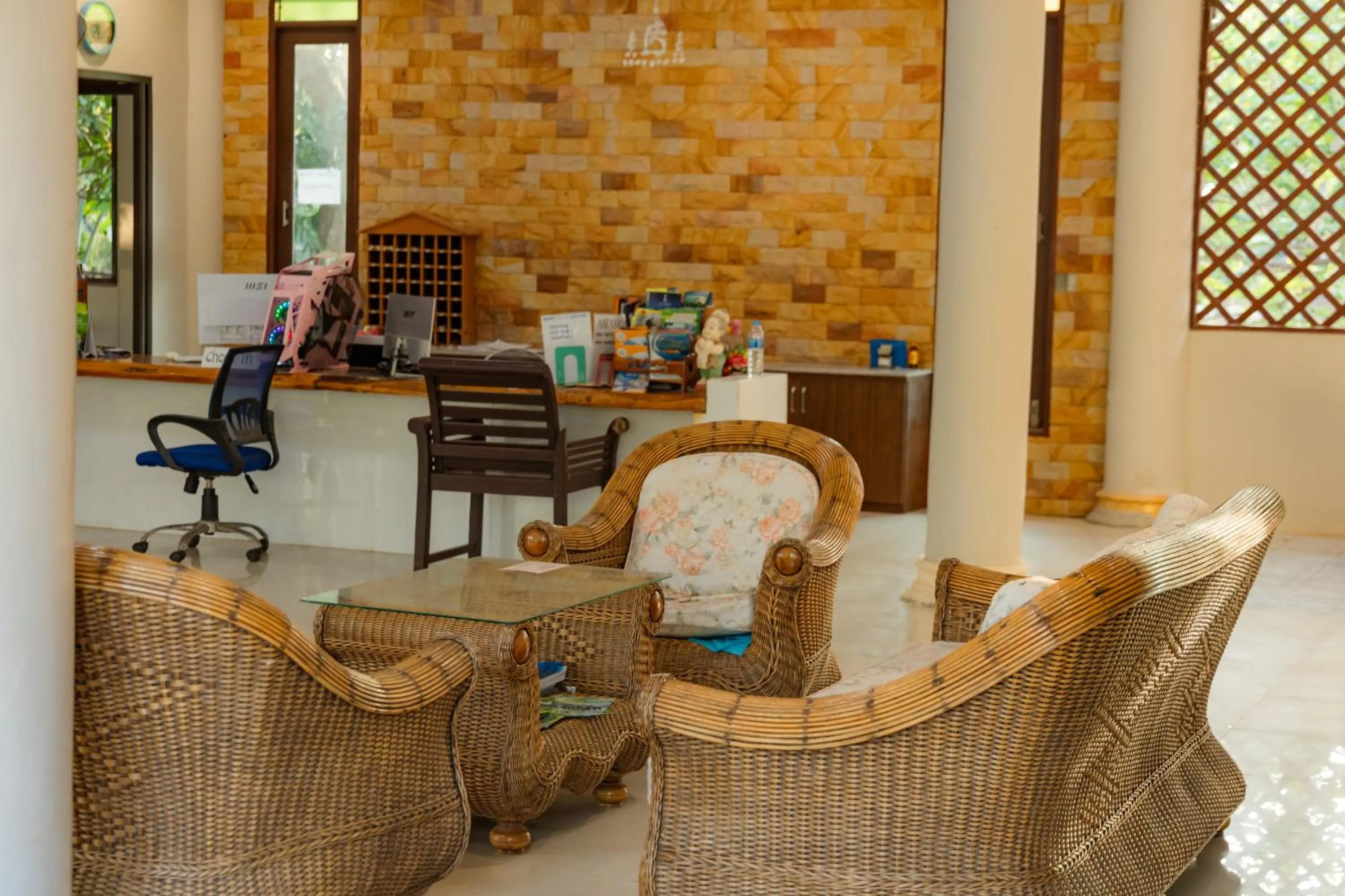 Lobby or reception in Dream Team Beach Resort