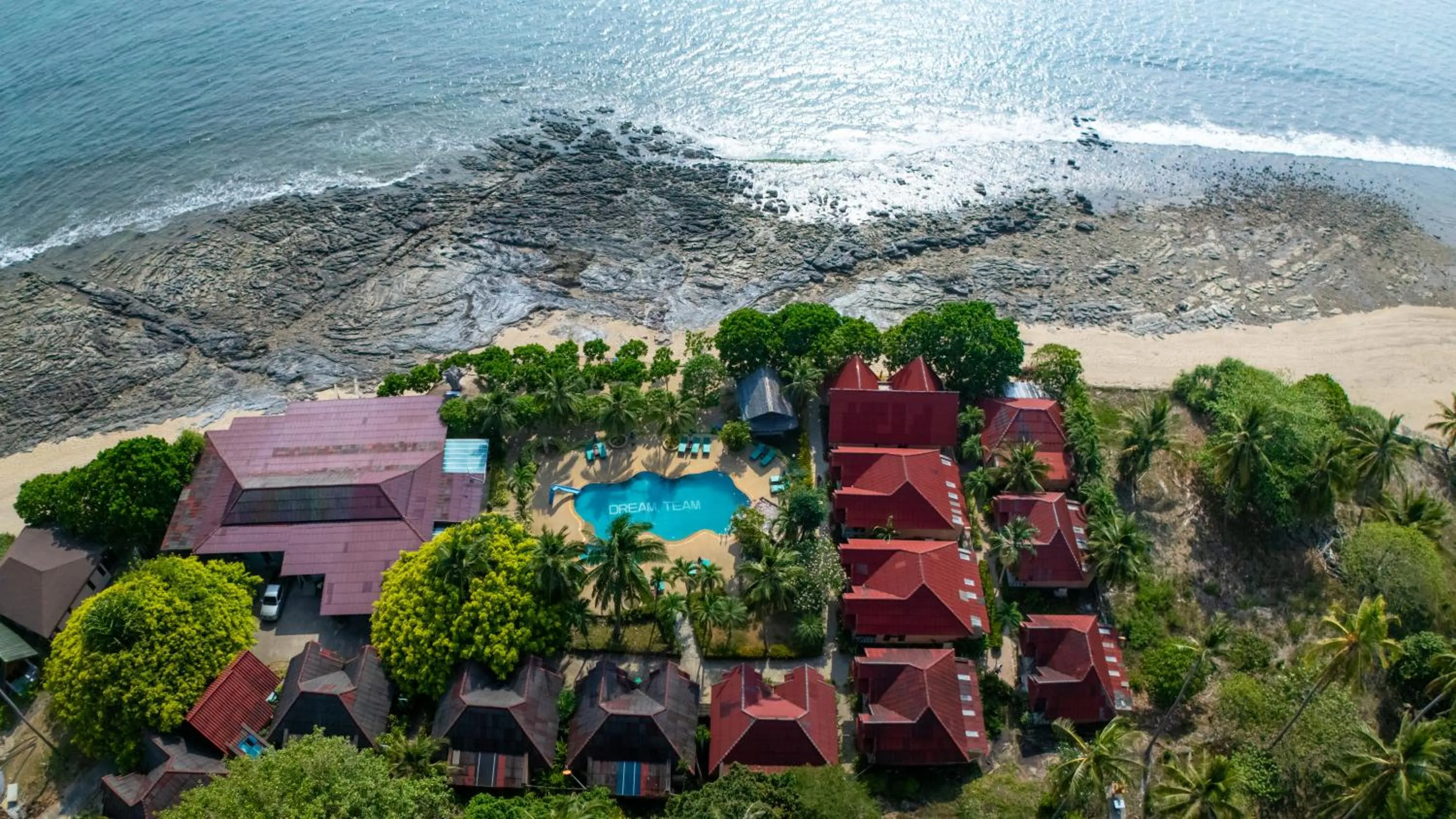 Property building in Dream Team Beach Resort