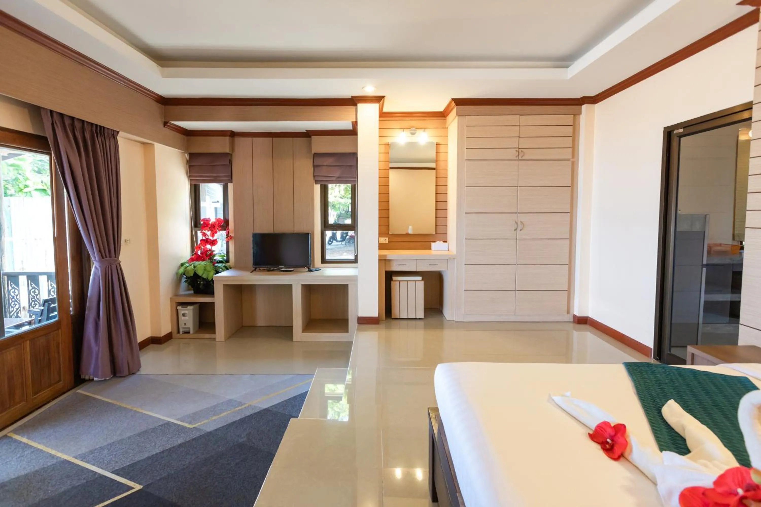 Bedroom in Dream Team Beach Resort