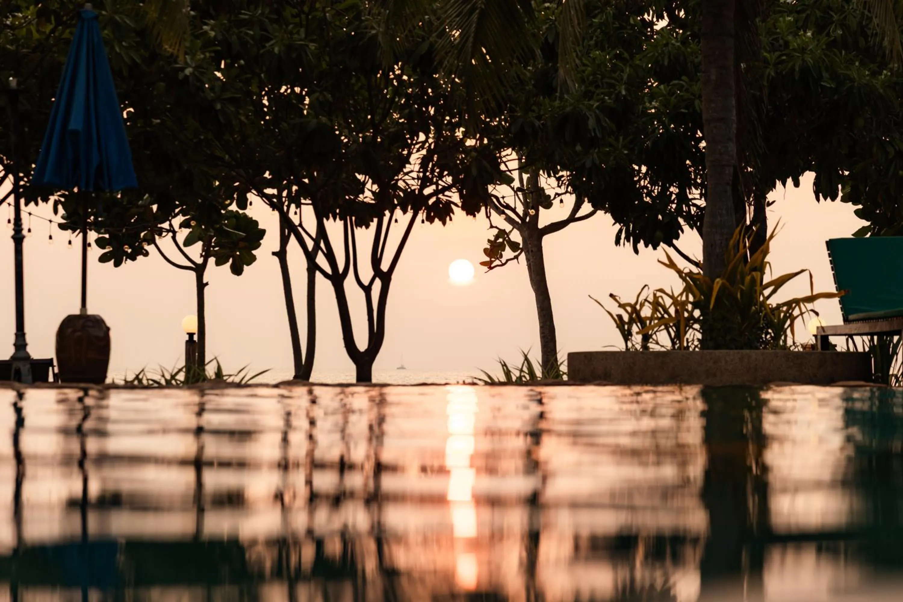 Sunset in Dream Team Beach Resort