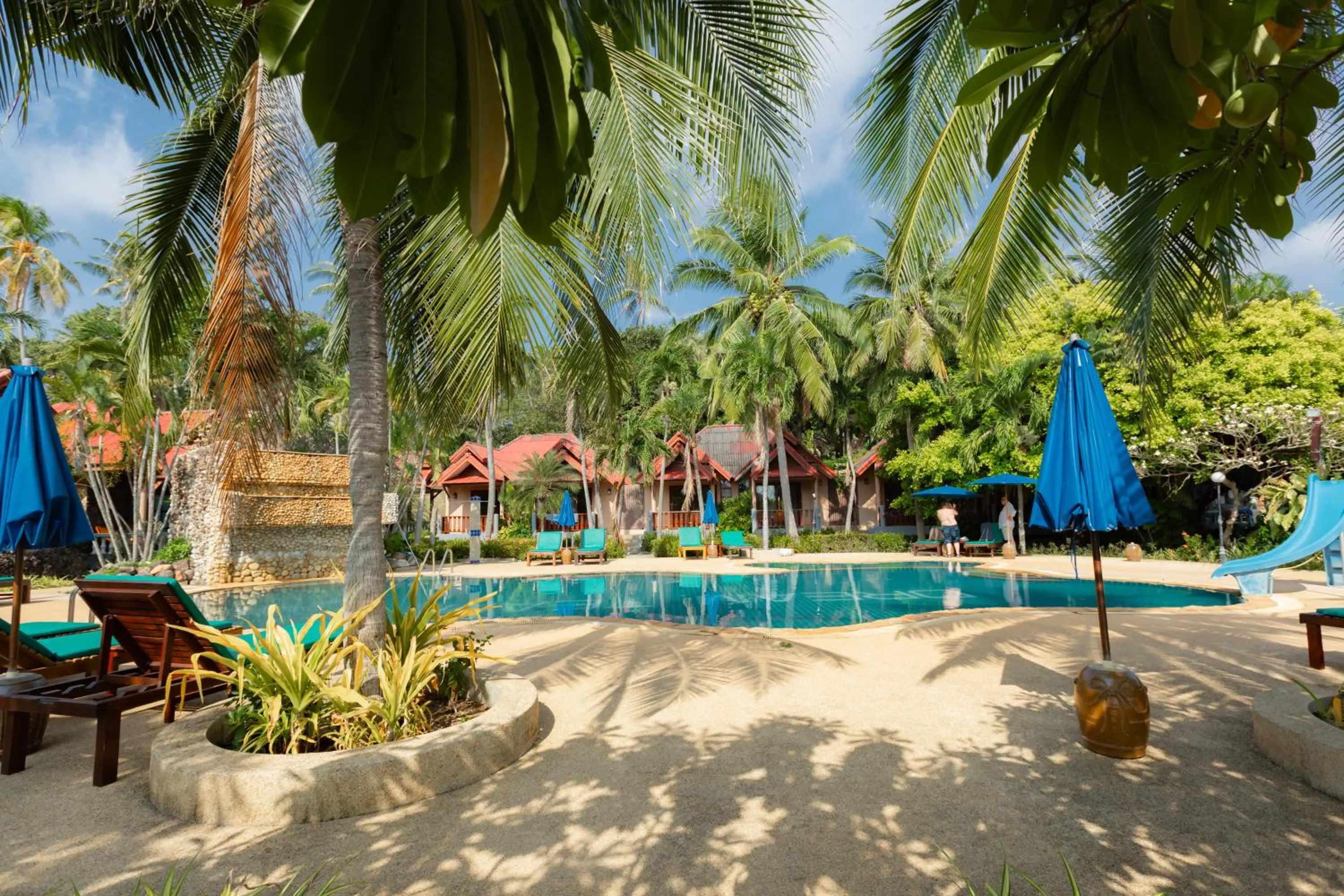 Pool view in Dream Team Beach Resort