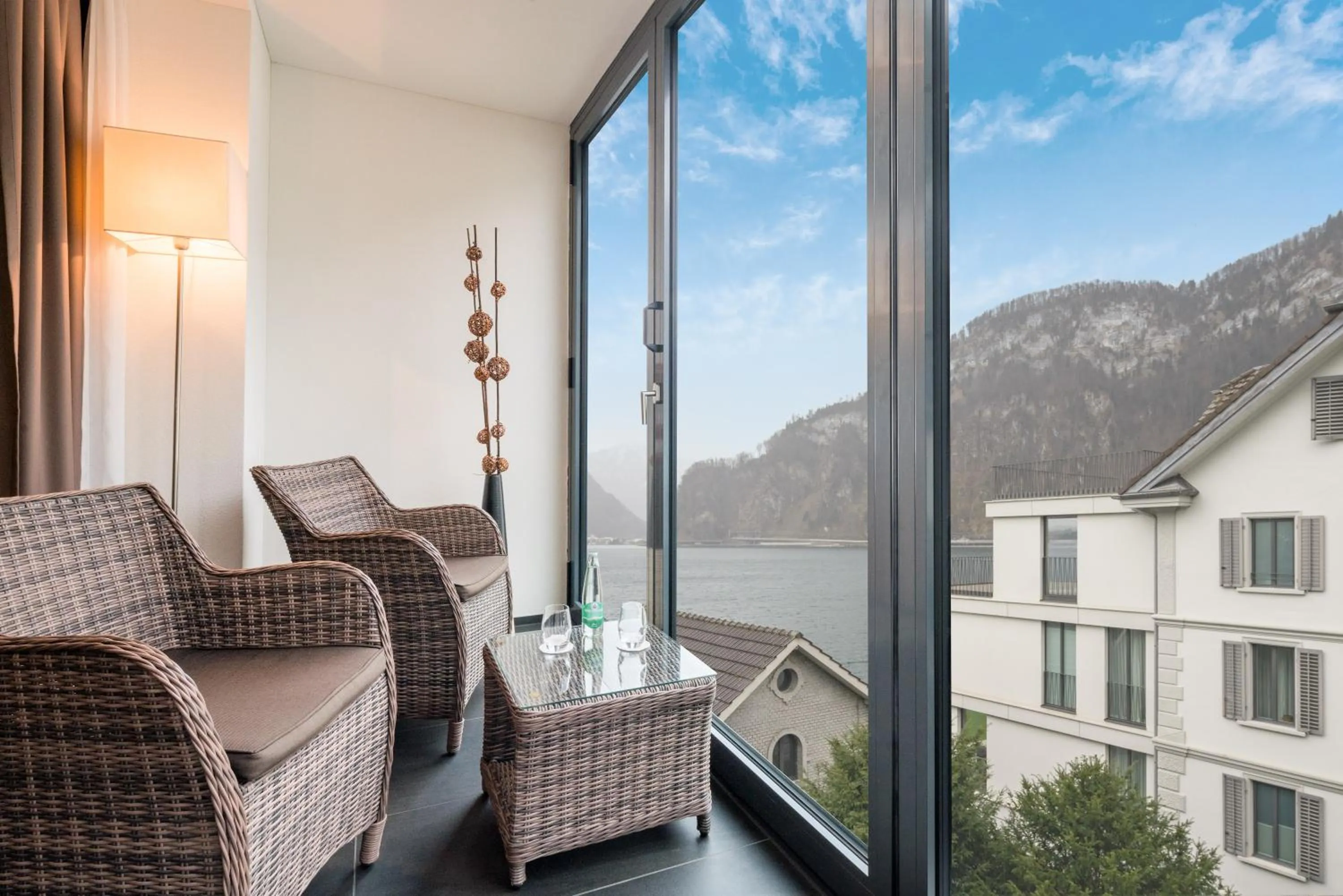View (from property/room) in Seehotel Pilatus