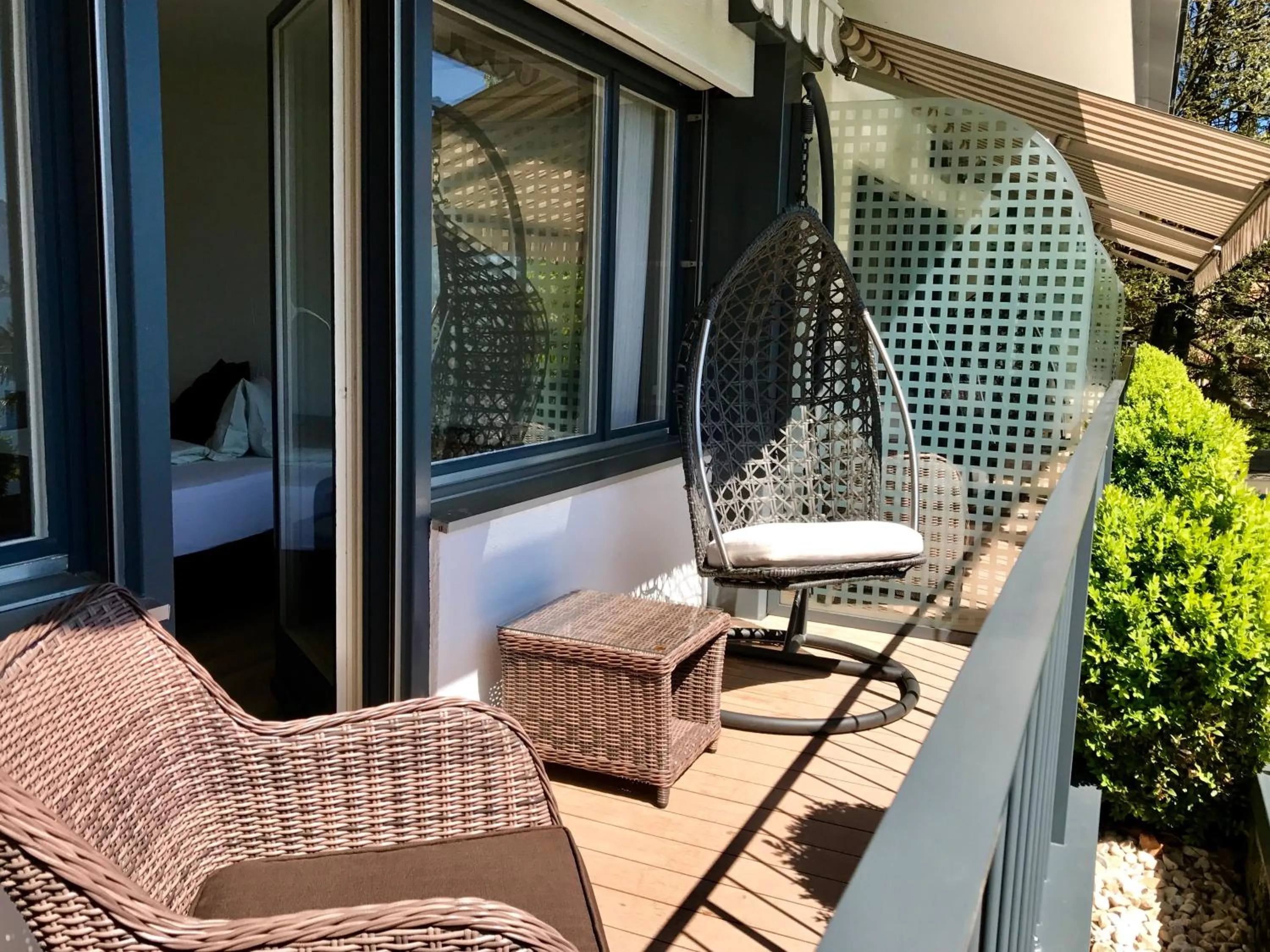 Balcony/Terrace in Seehotel Pilatus