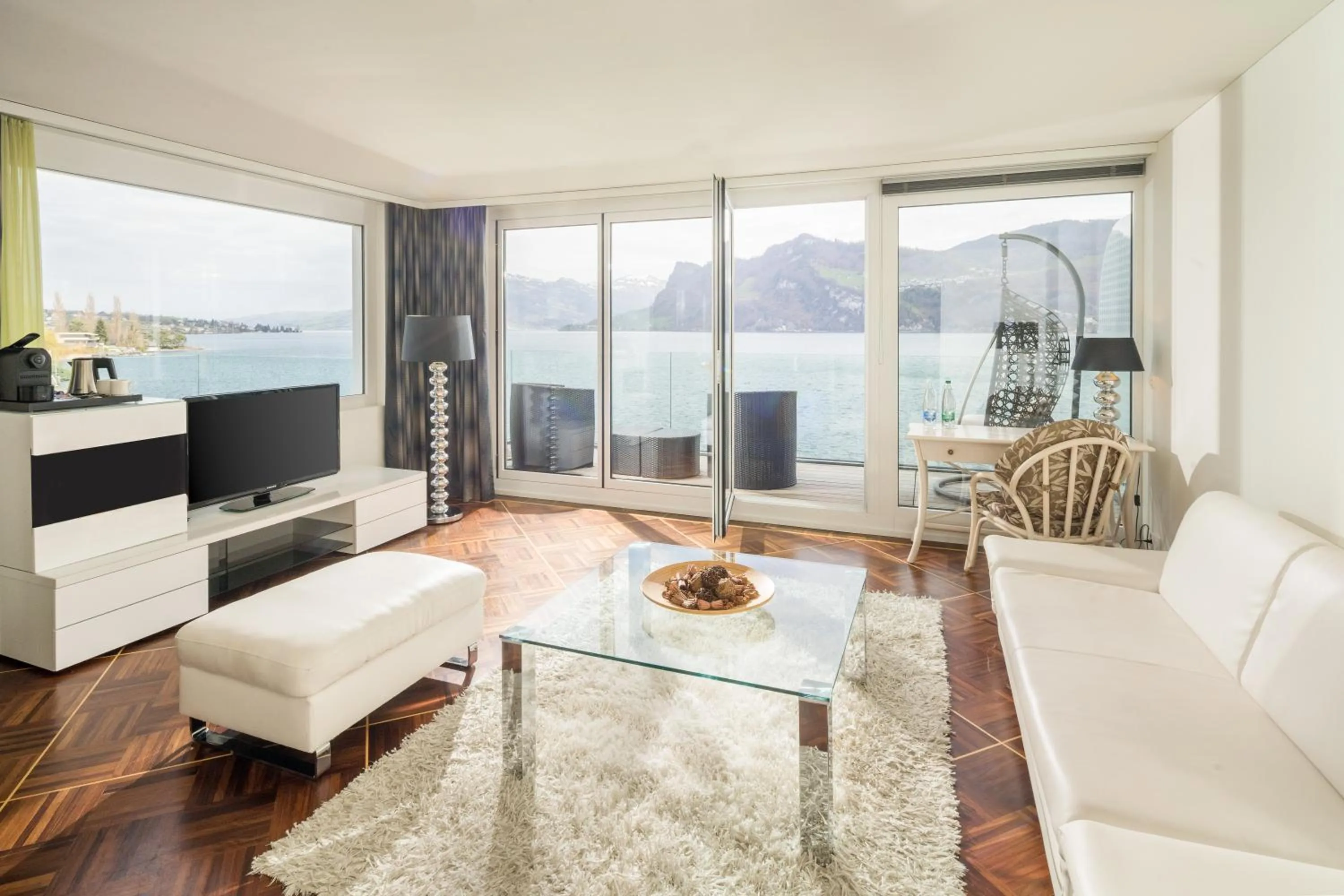 View (from property/room) in Seehotel Pilatus