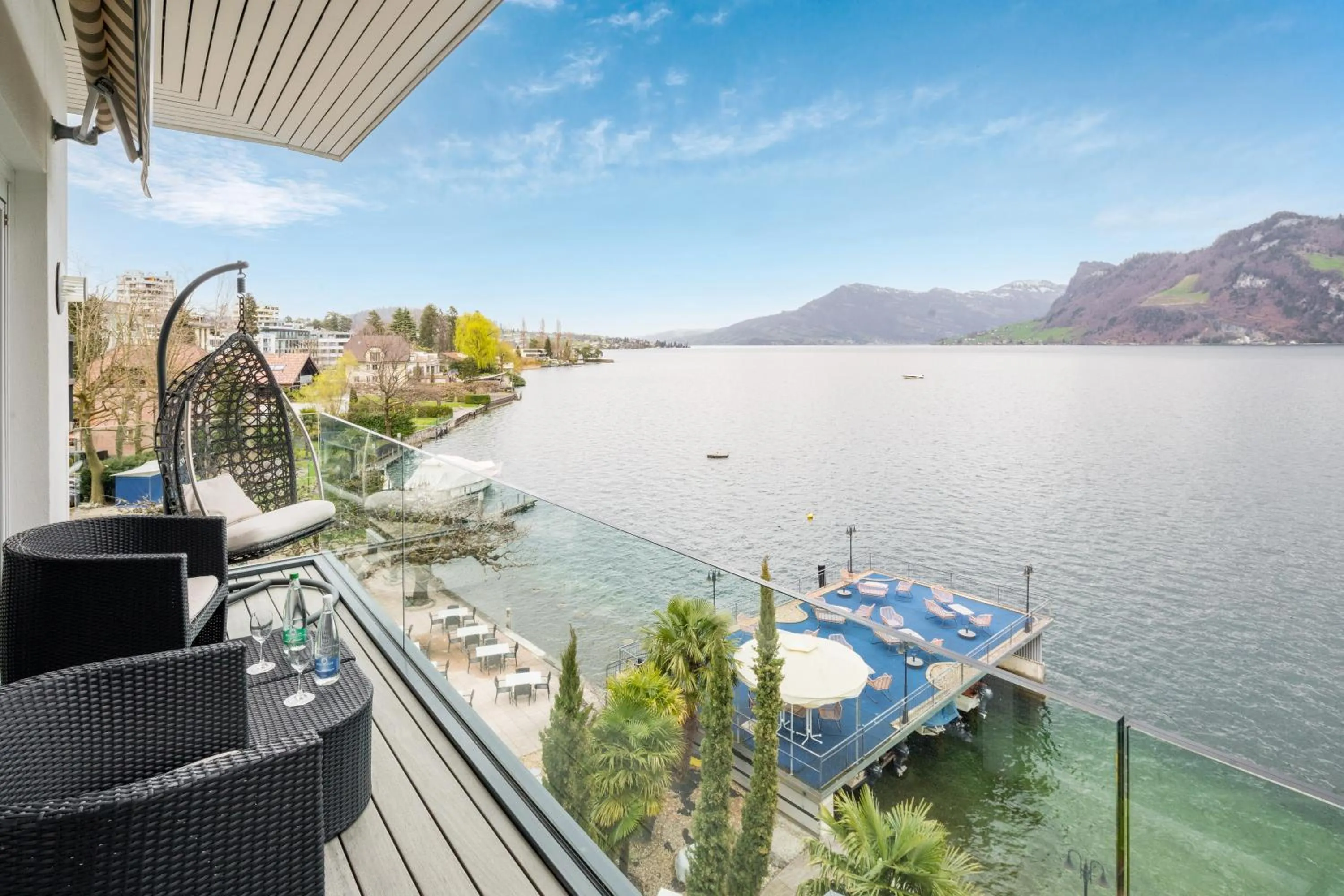 View (from property/room) in Seehotel Pilatus