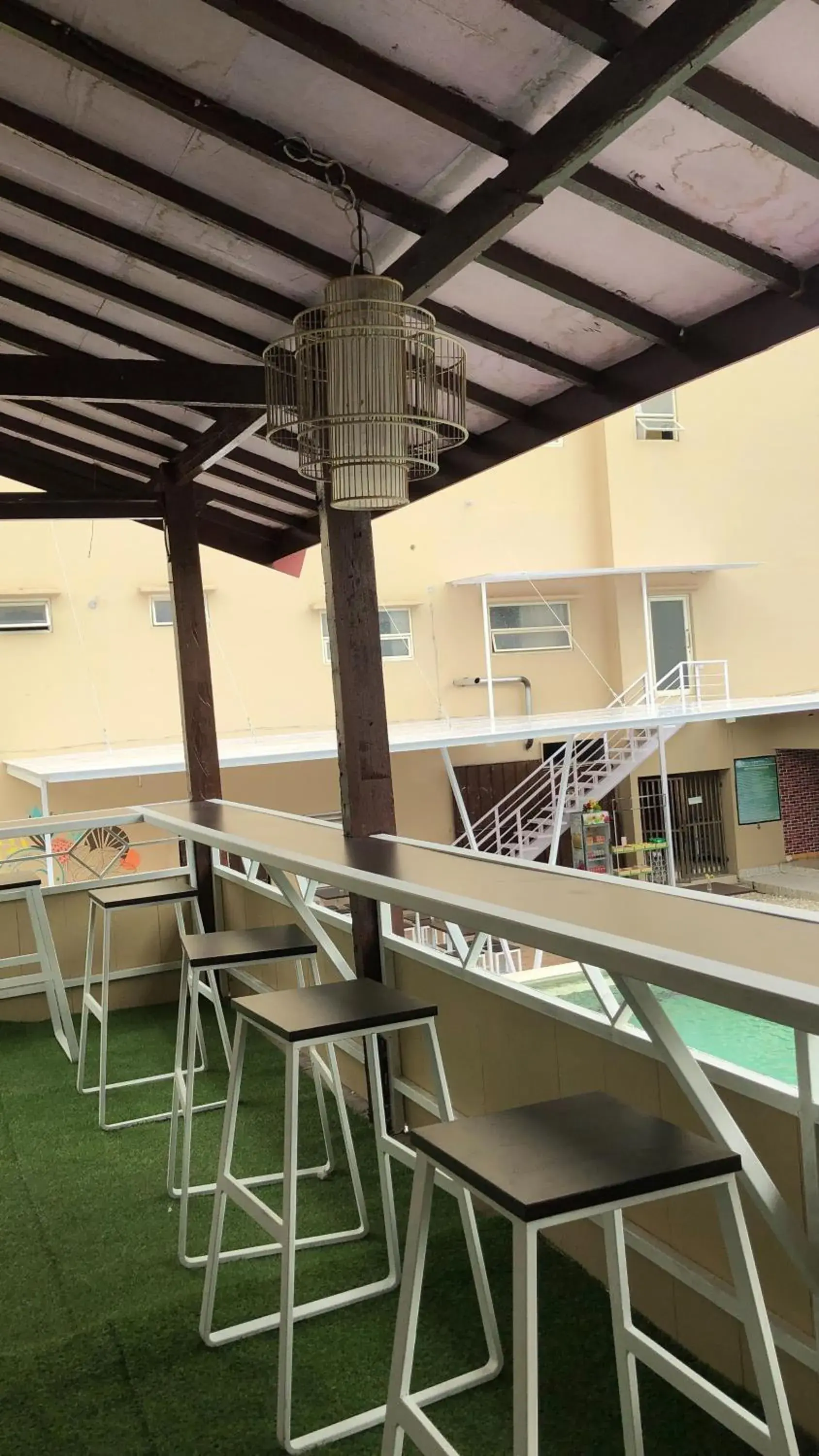 Pool view in Grand Madani Hotel Pool view in Grand Madani Hotel