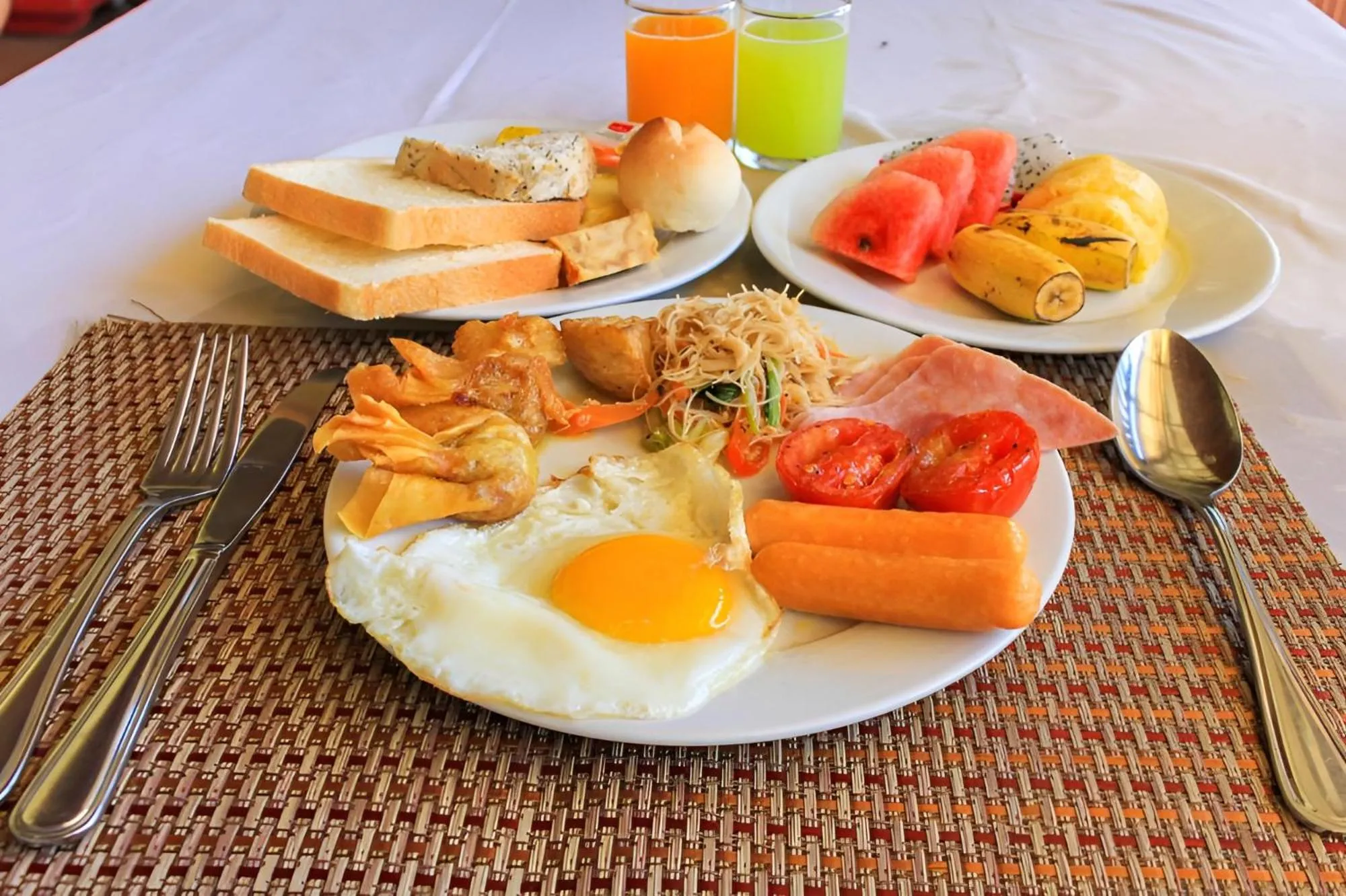 Breakfast in Cheathata CTA Hotel Siem Reap