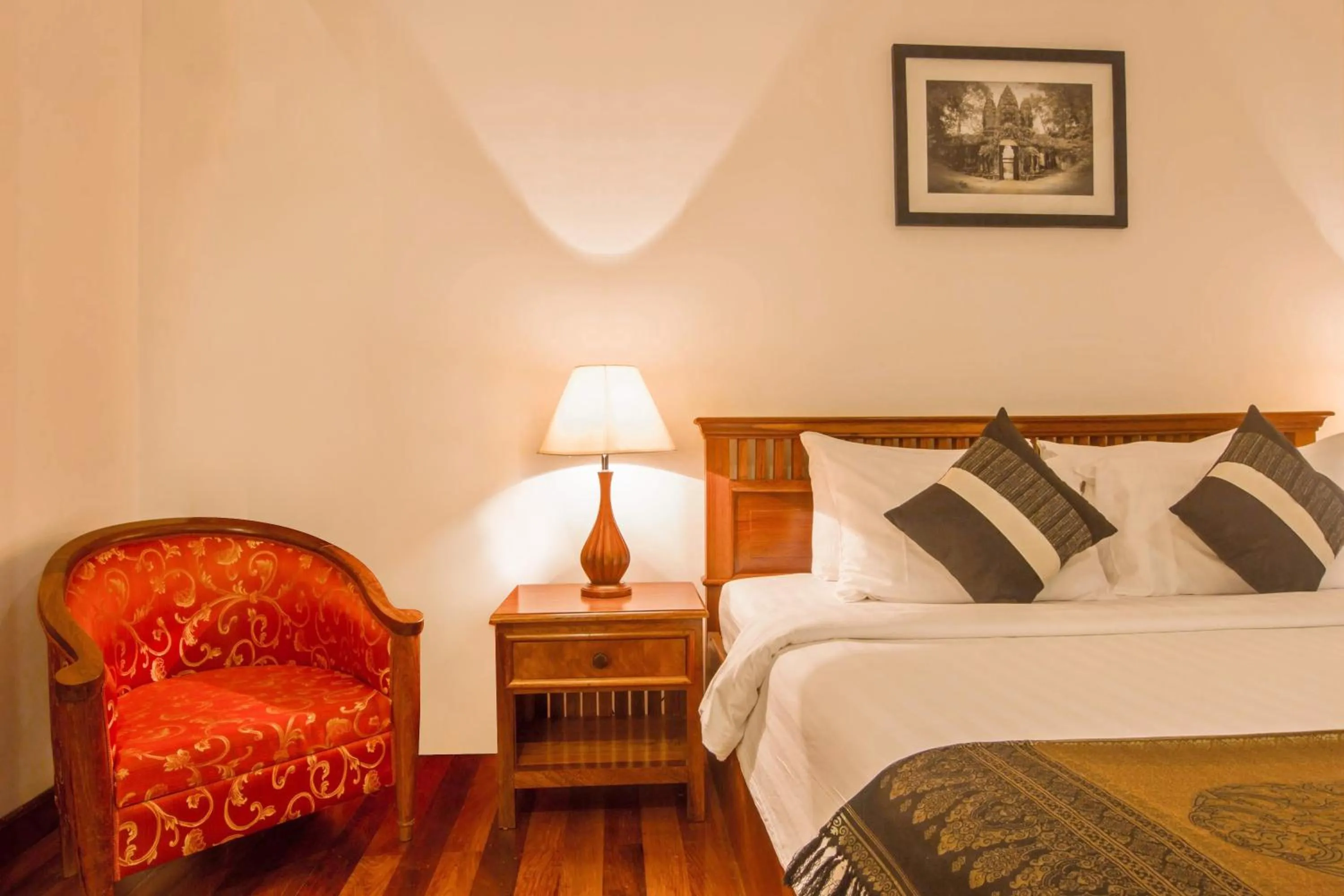 Bed in Cheathata CTA Hotel Siem Reap