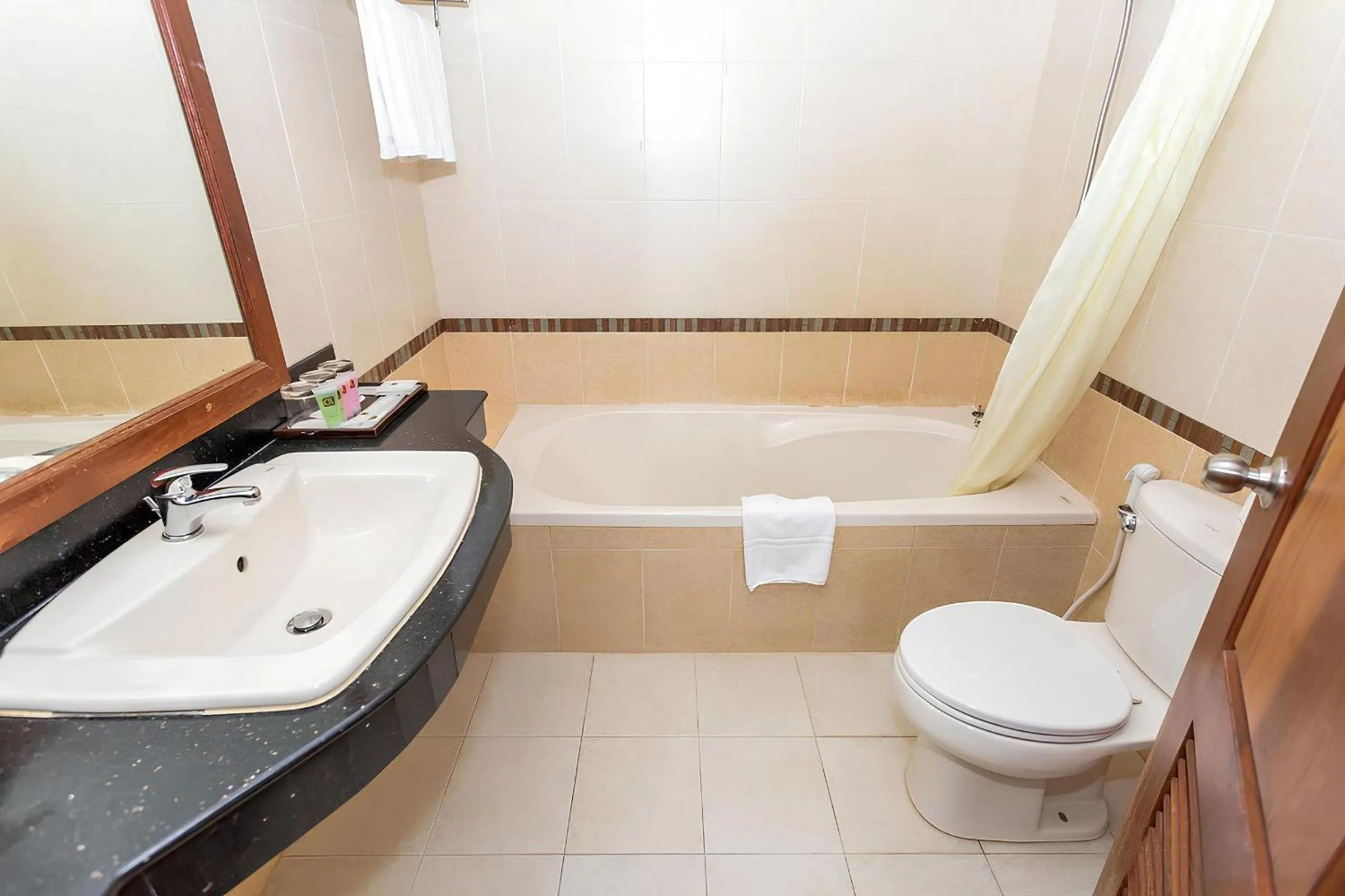 Bathroom in Cheathata CTA Hotel Siem Reap