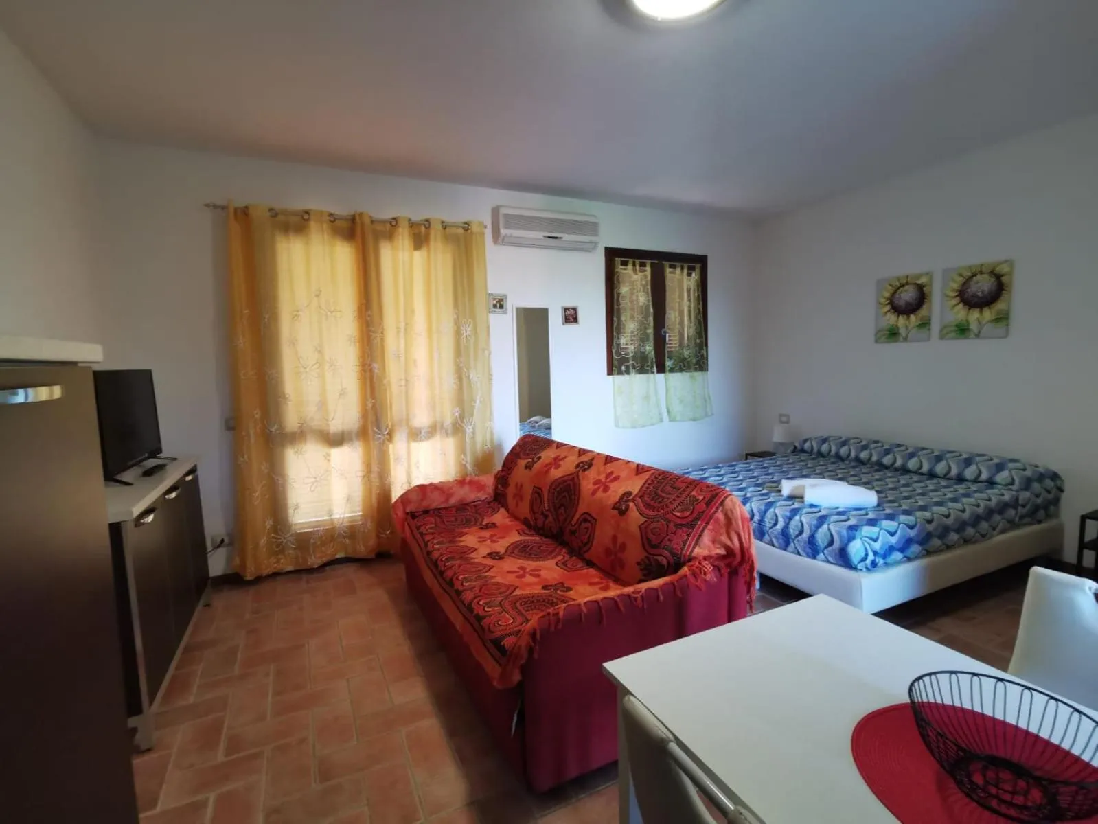 Living room, Bed in Residenza Principina