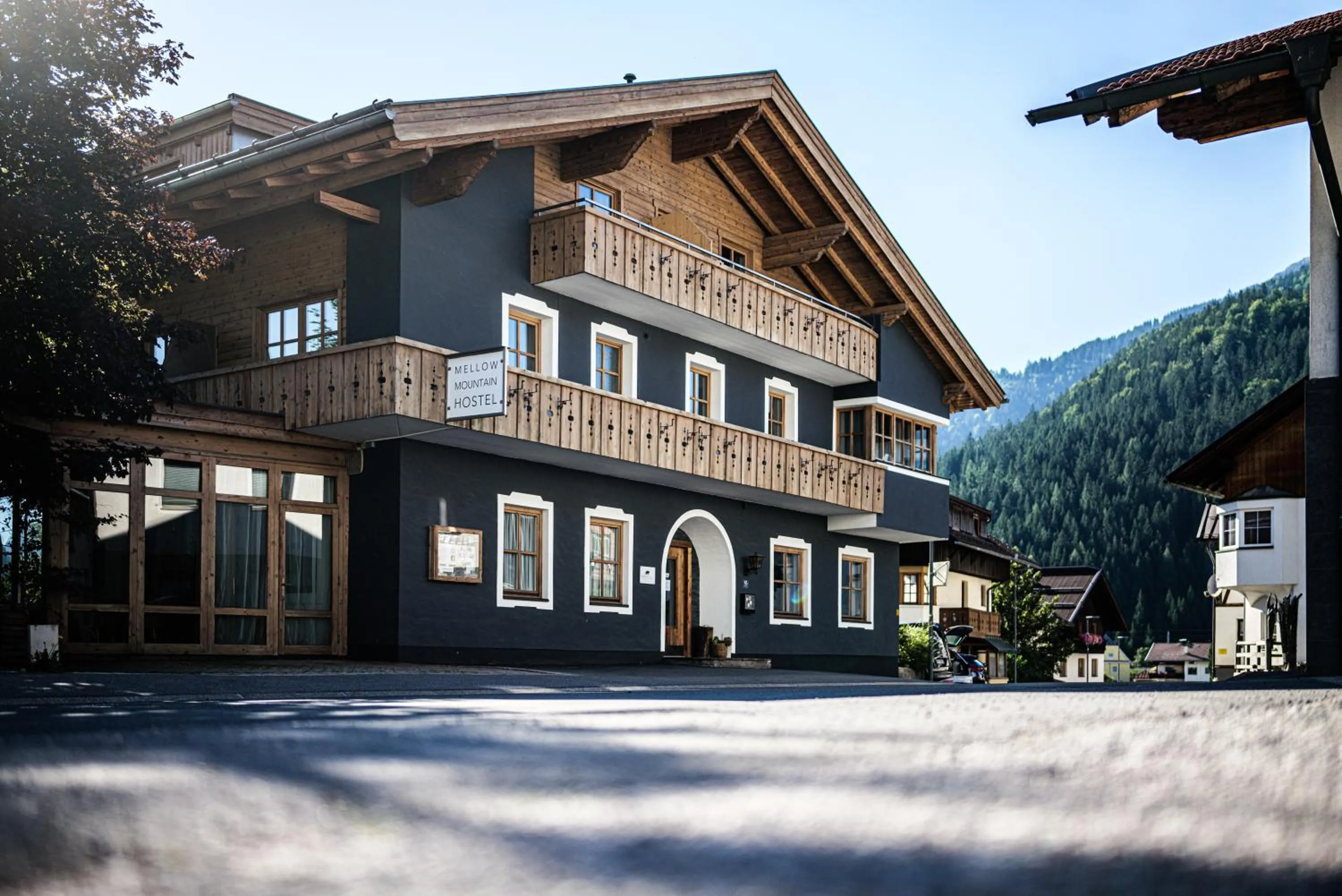 Property building in Mellow Mountain Hostel