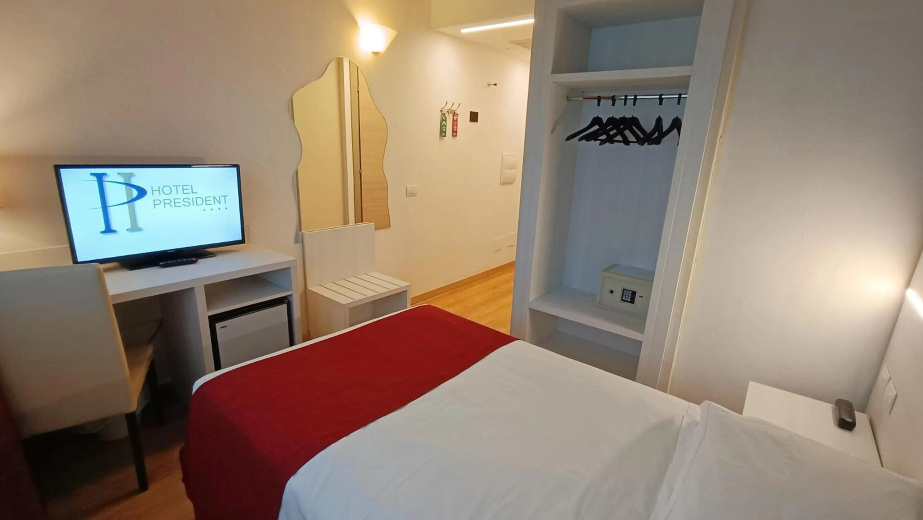 Bed in Hotel President