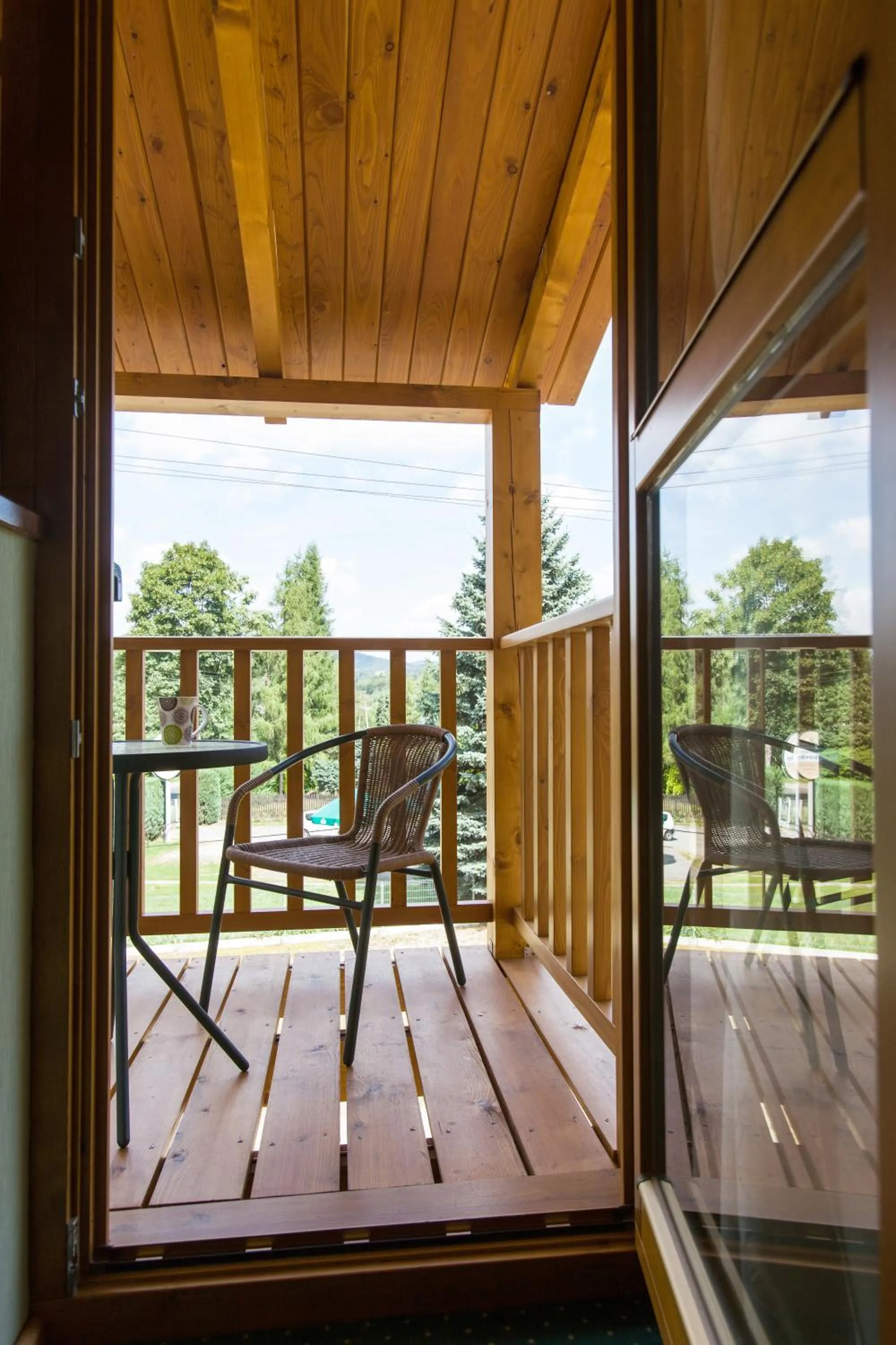 Balcony/Terrace in Villa Cynamon Jacuzzi & Sauna