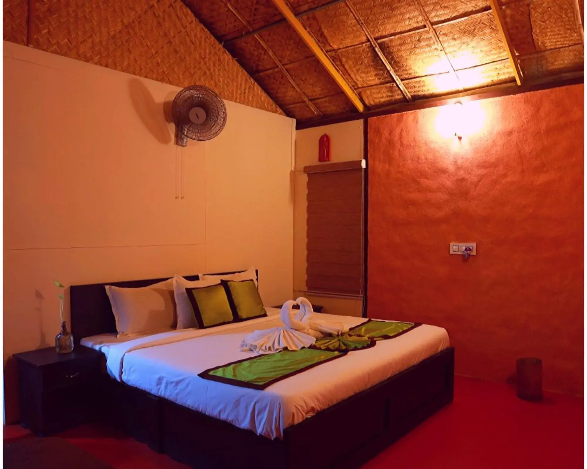 Bed in KOOMANKOLLY RESORT Bed in KOOMANKOLLY RESORT