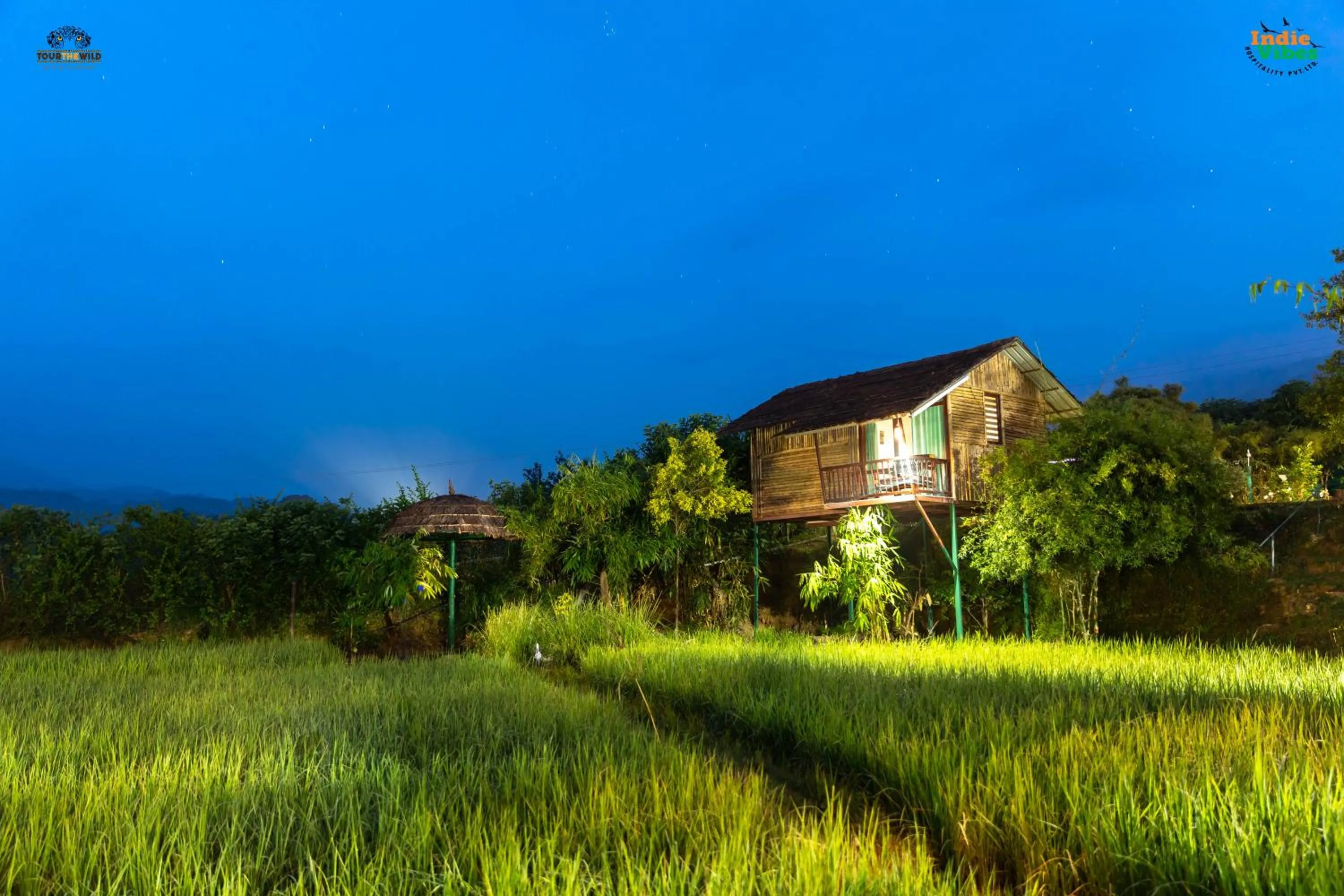 Facade/entrance in KOOMANKOLLY RESORT