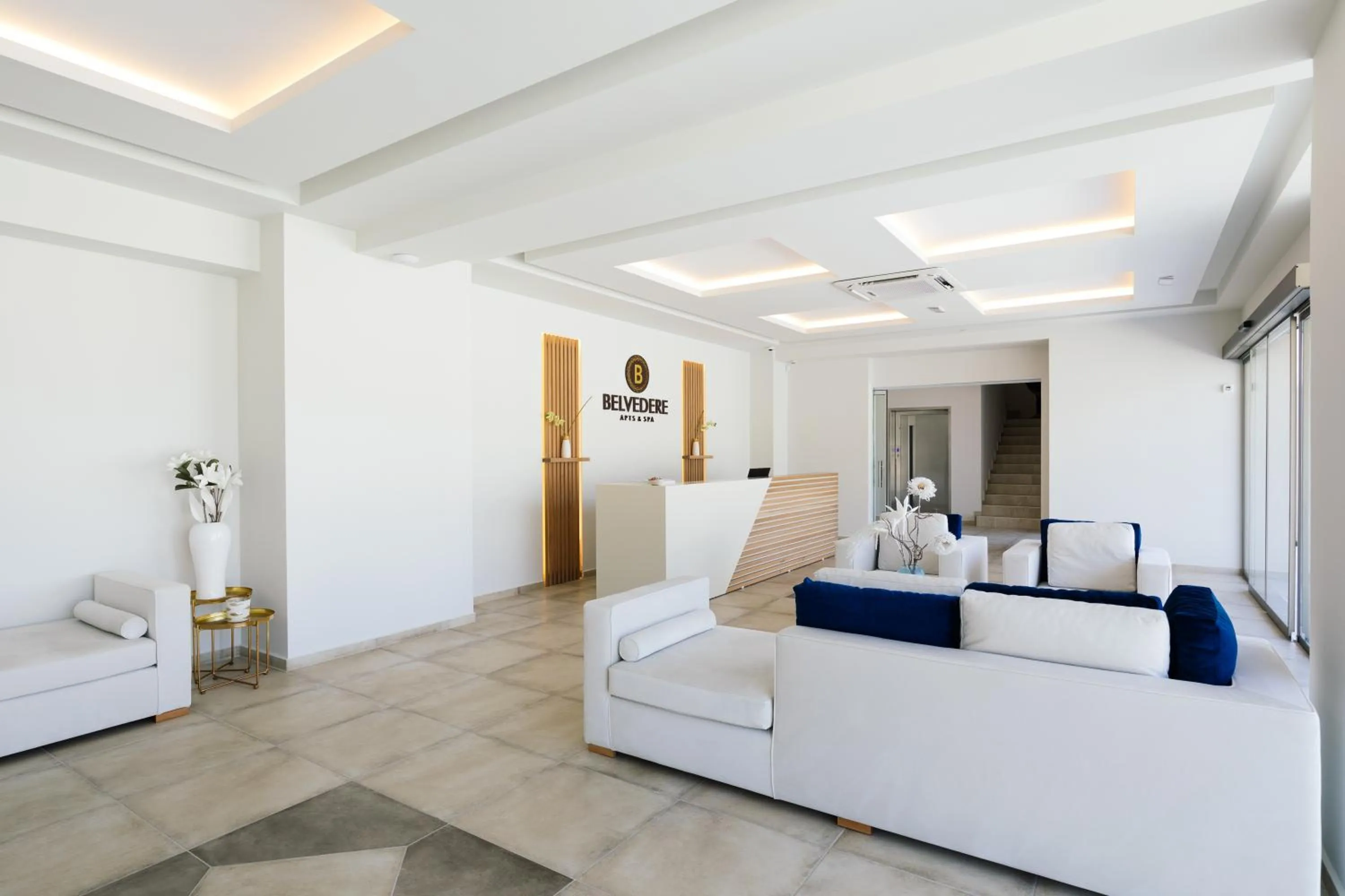 Lobby or reception in Belvedere Luxury Apartments & Spa