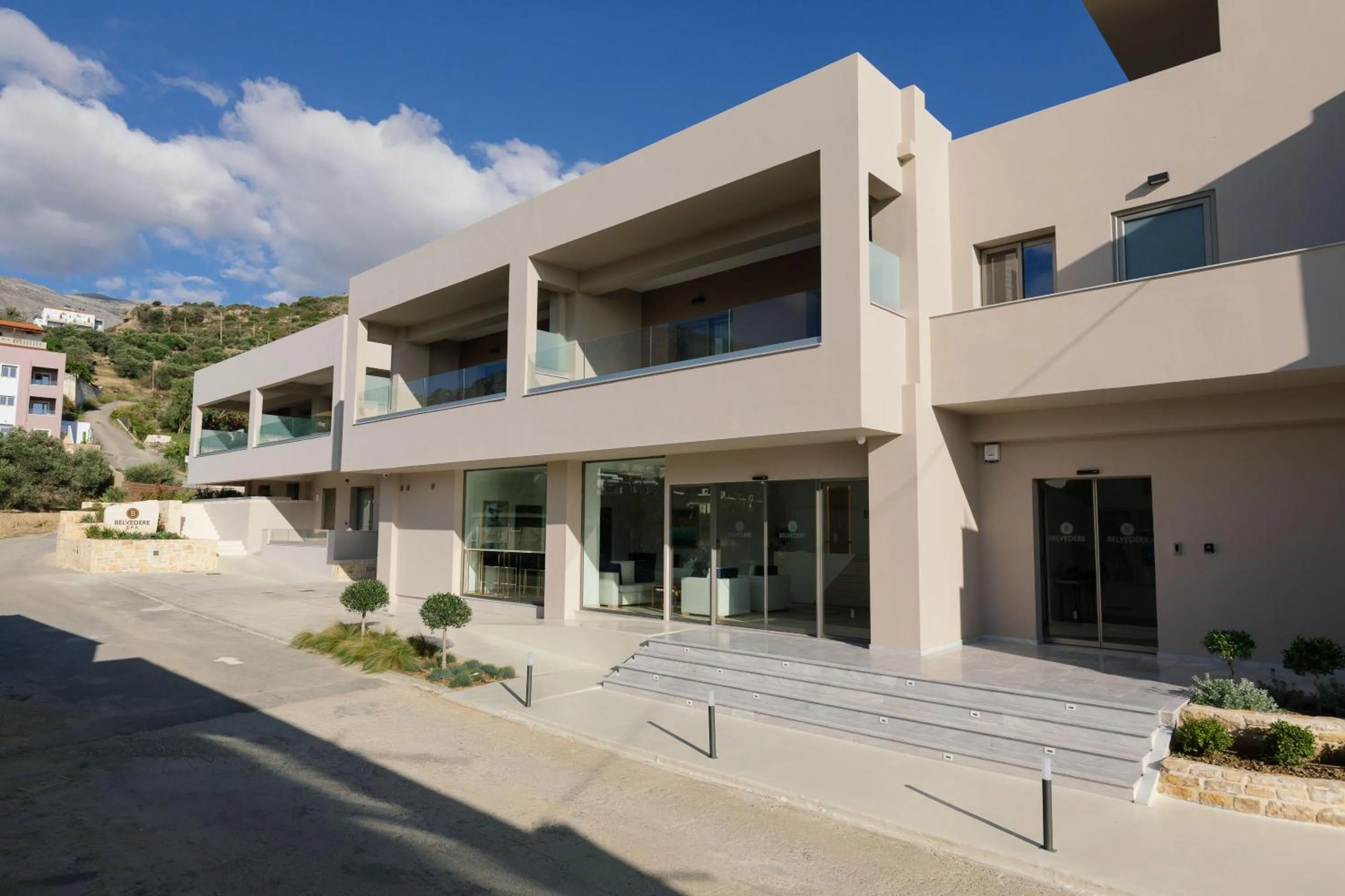 Facade/entrance in Belvedere Luxury Apartments & Spa