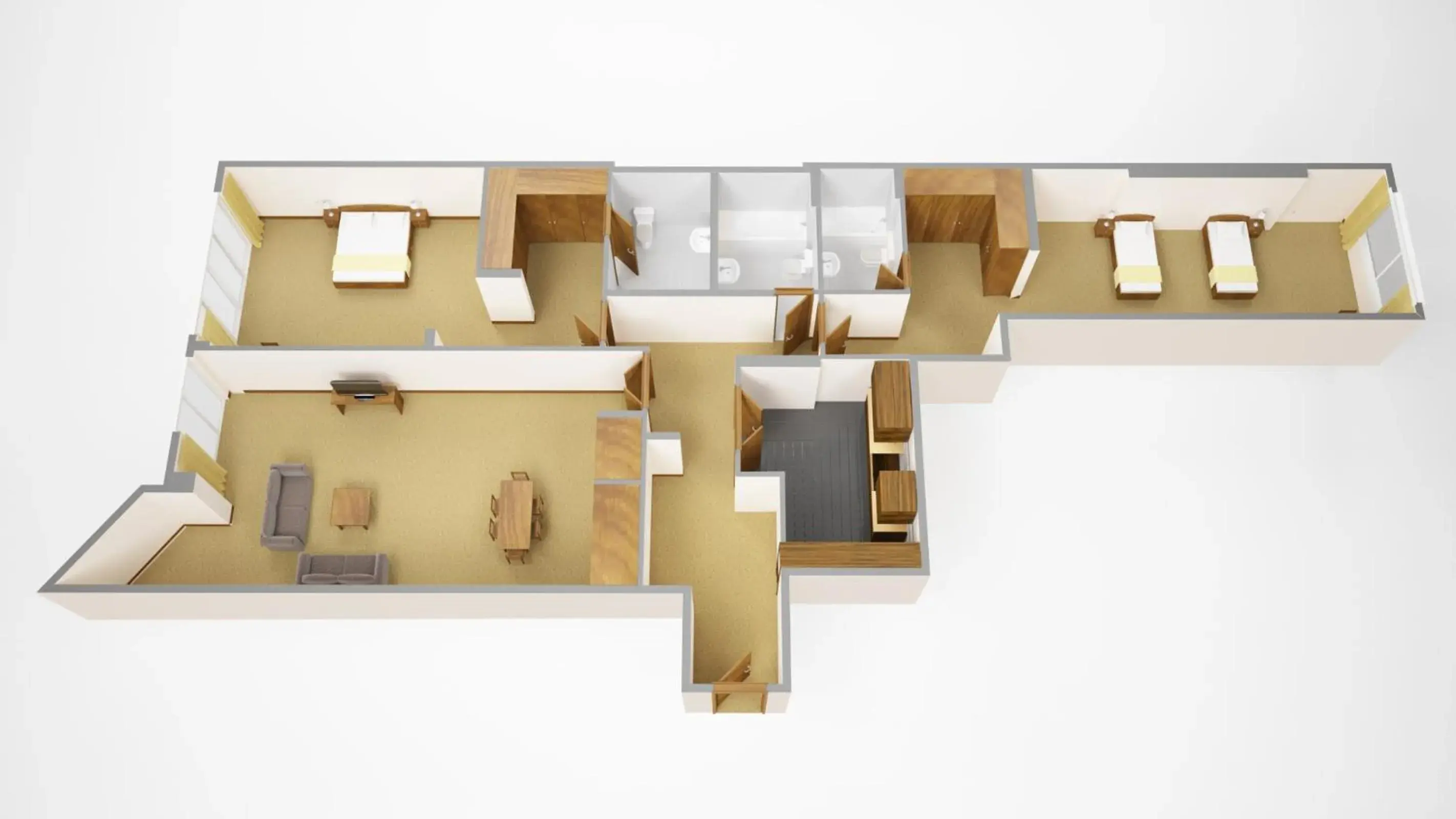 Floor Plan in Sanctum International Serviced Apartments