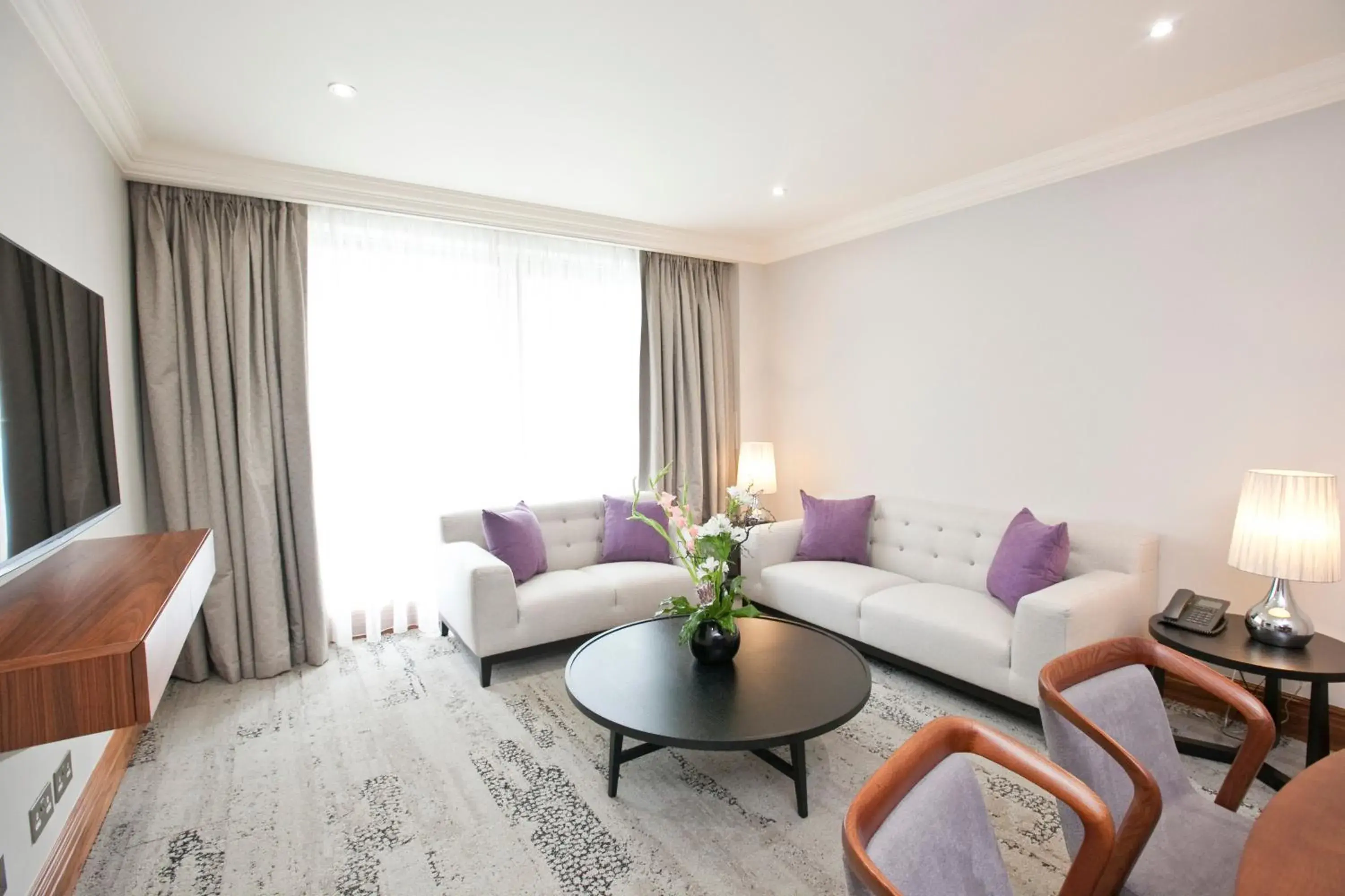 TV and multimedia, Seating Area in Sanctum International Serviced Apartments