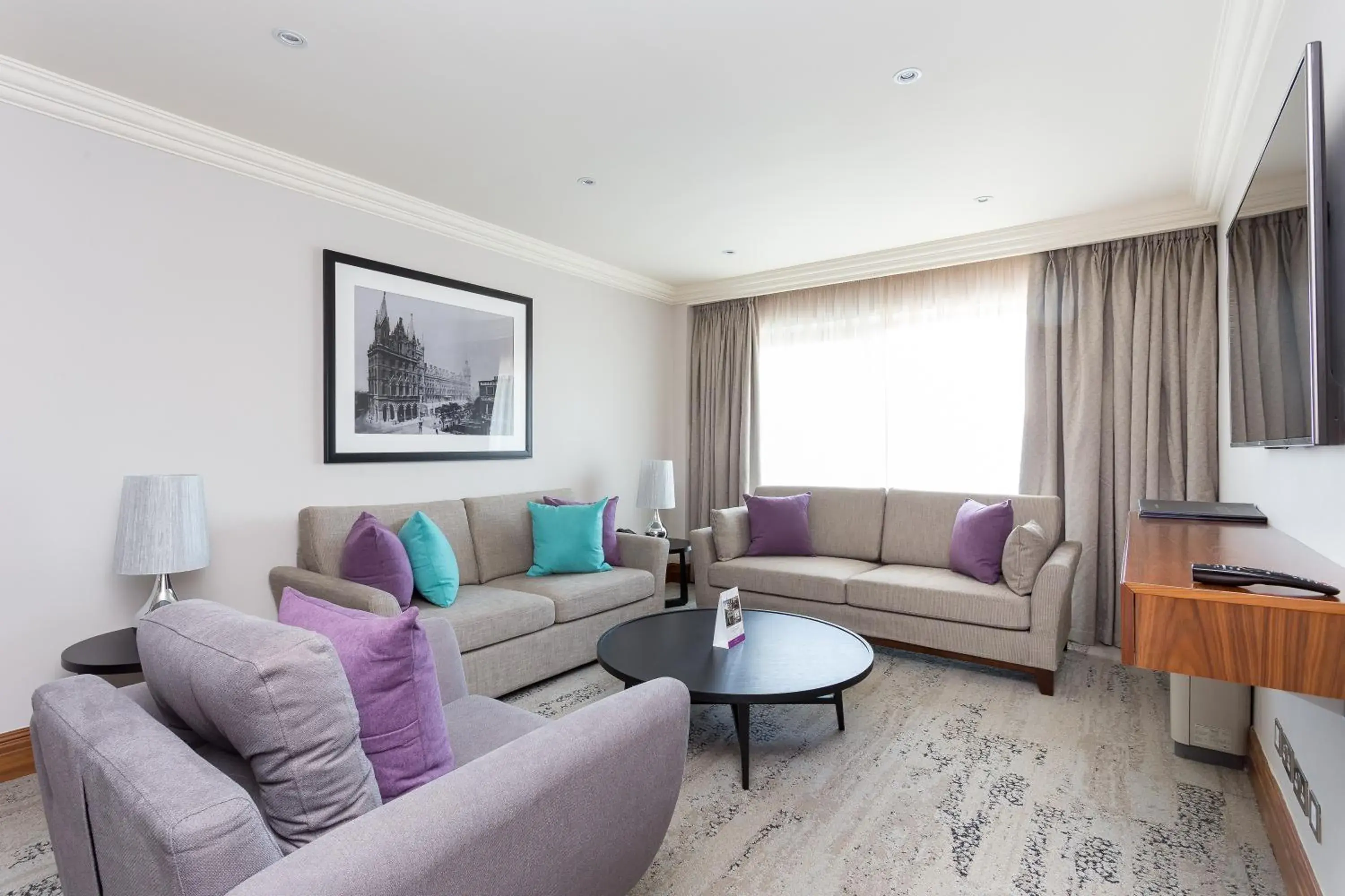 TV and multimedia, Seating Area in Sanctum International Serviced Apartments