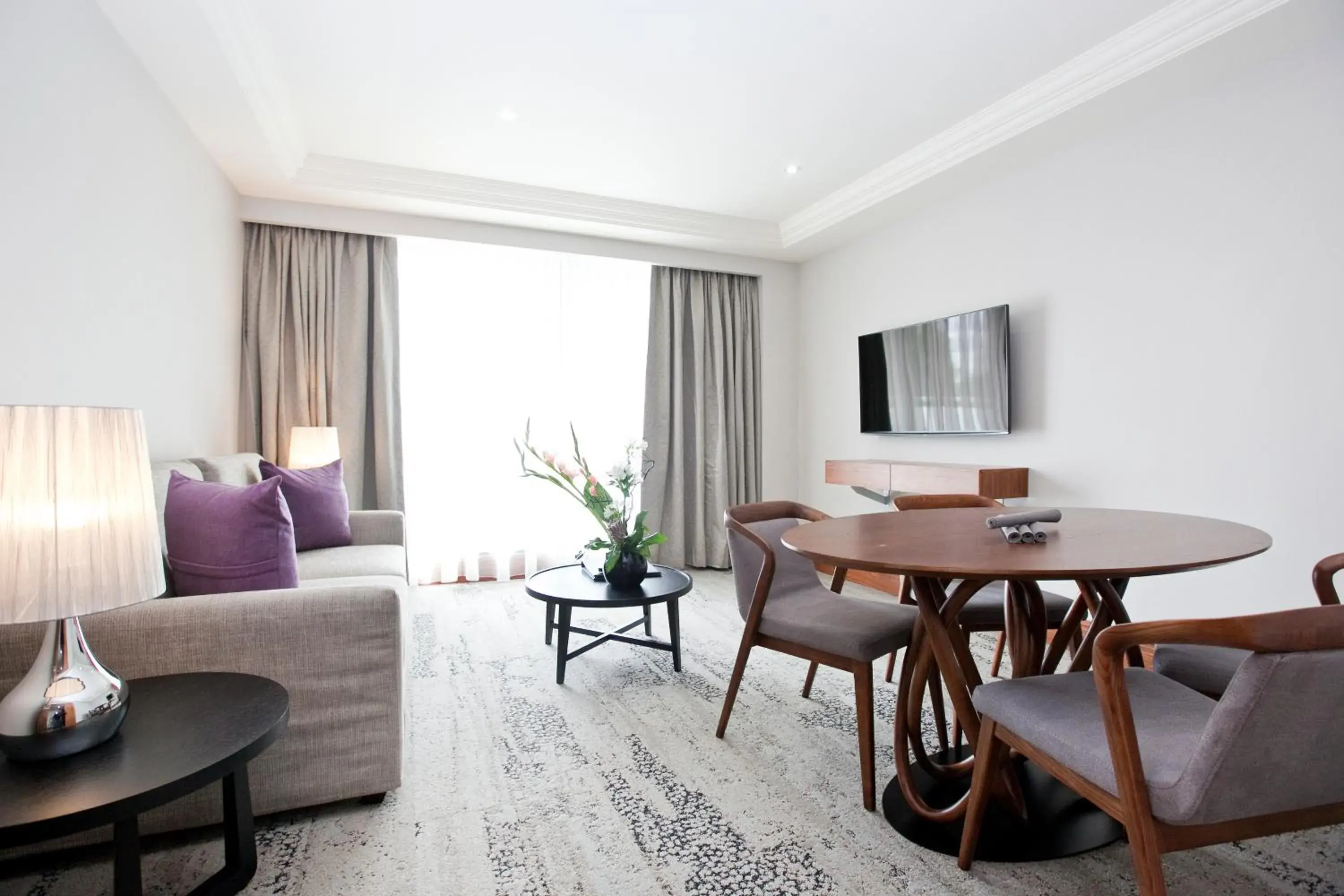 TV and multimedia, Seating Area in Sanctum International Serviced Apartments