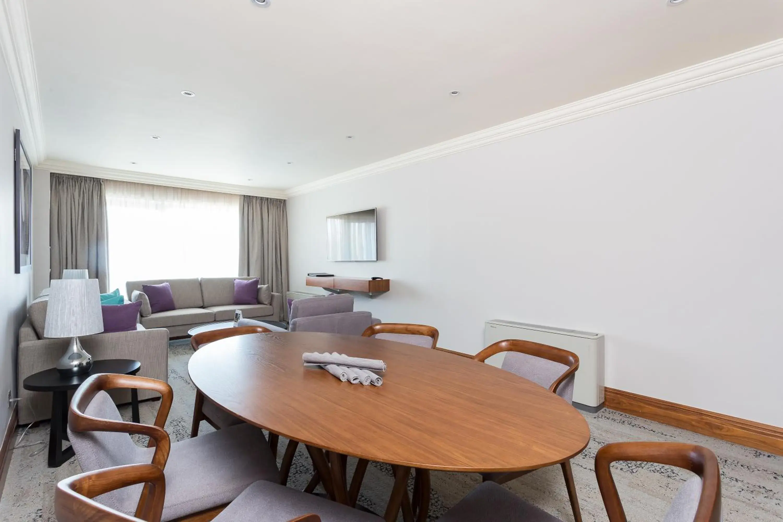 Living room, Dining Area in Sanctum International Serviced Apartments