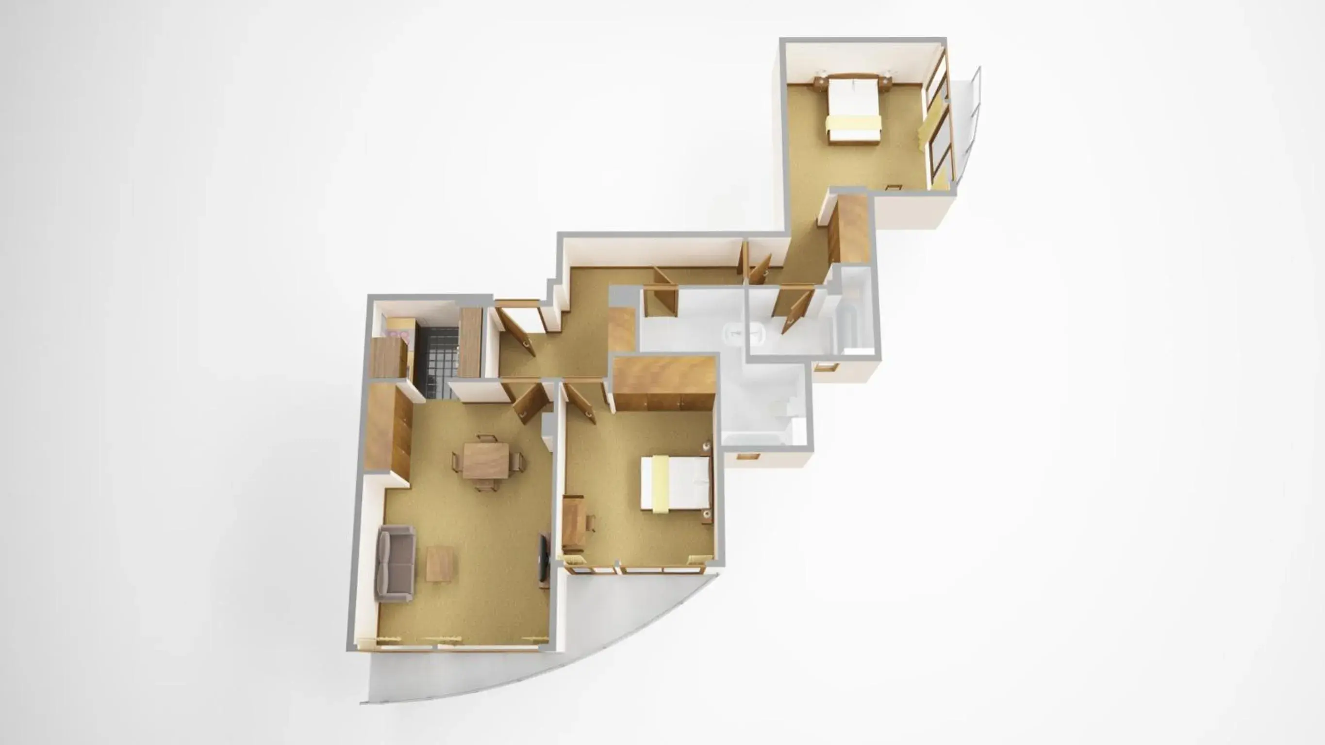 Floor Plan in Sanctum International Serviced Apartments